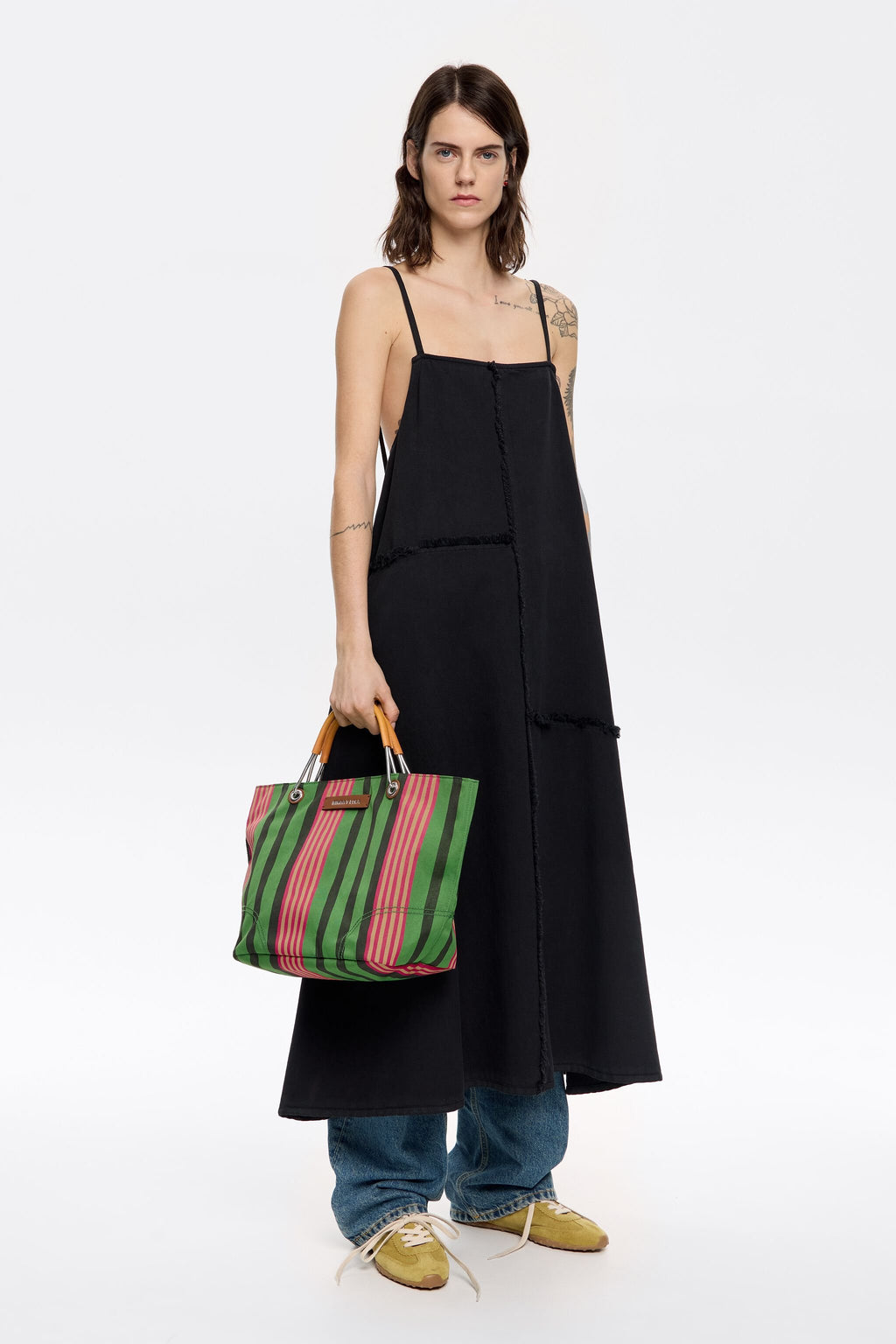 Medium green Canopy shopper bag