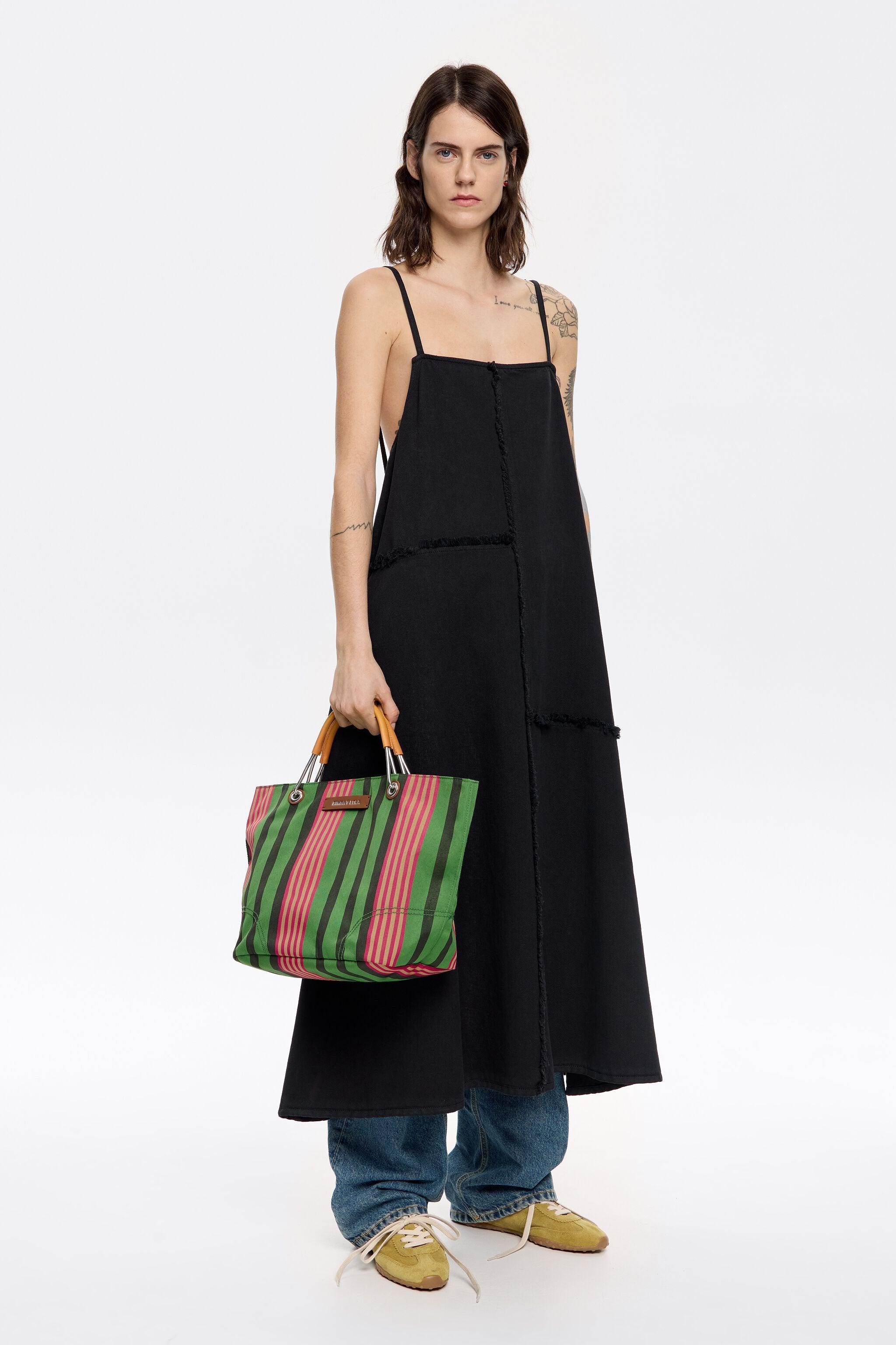 Medium green Canopy shopper bag