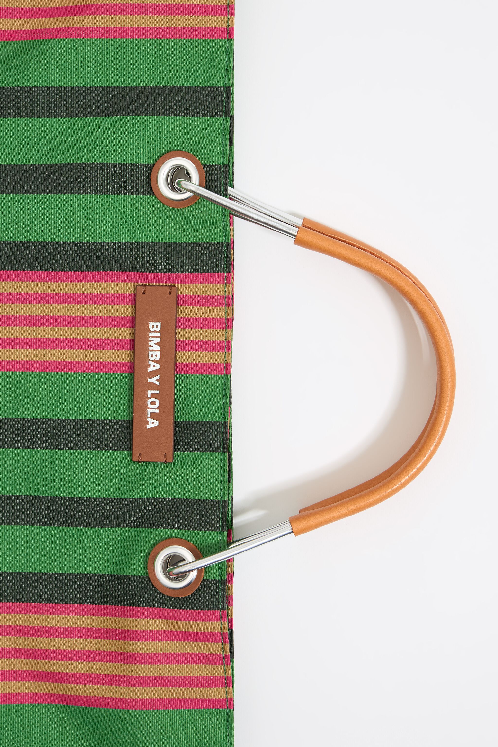 Medium green Canopy shopper bag