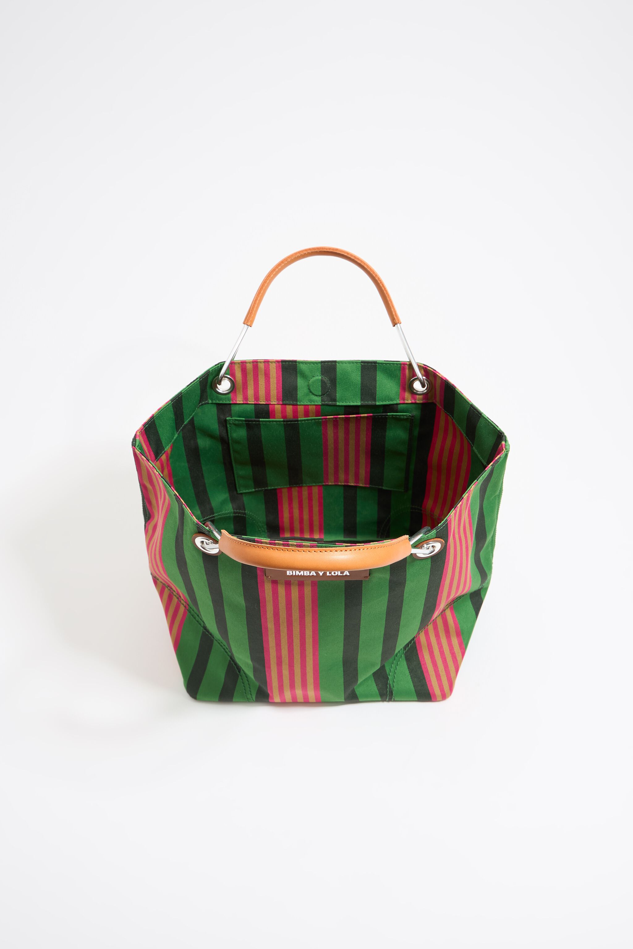 Medium green Canopy shopper bag