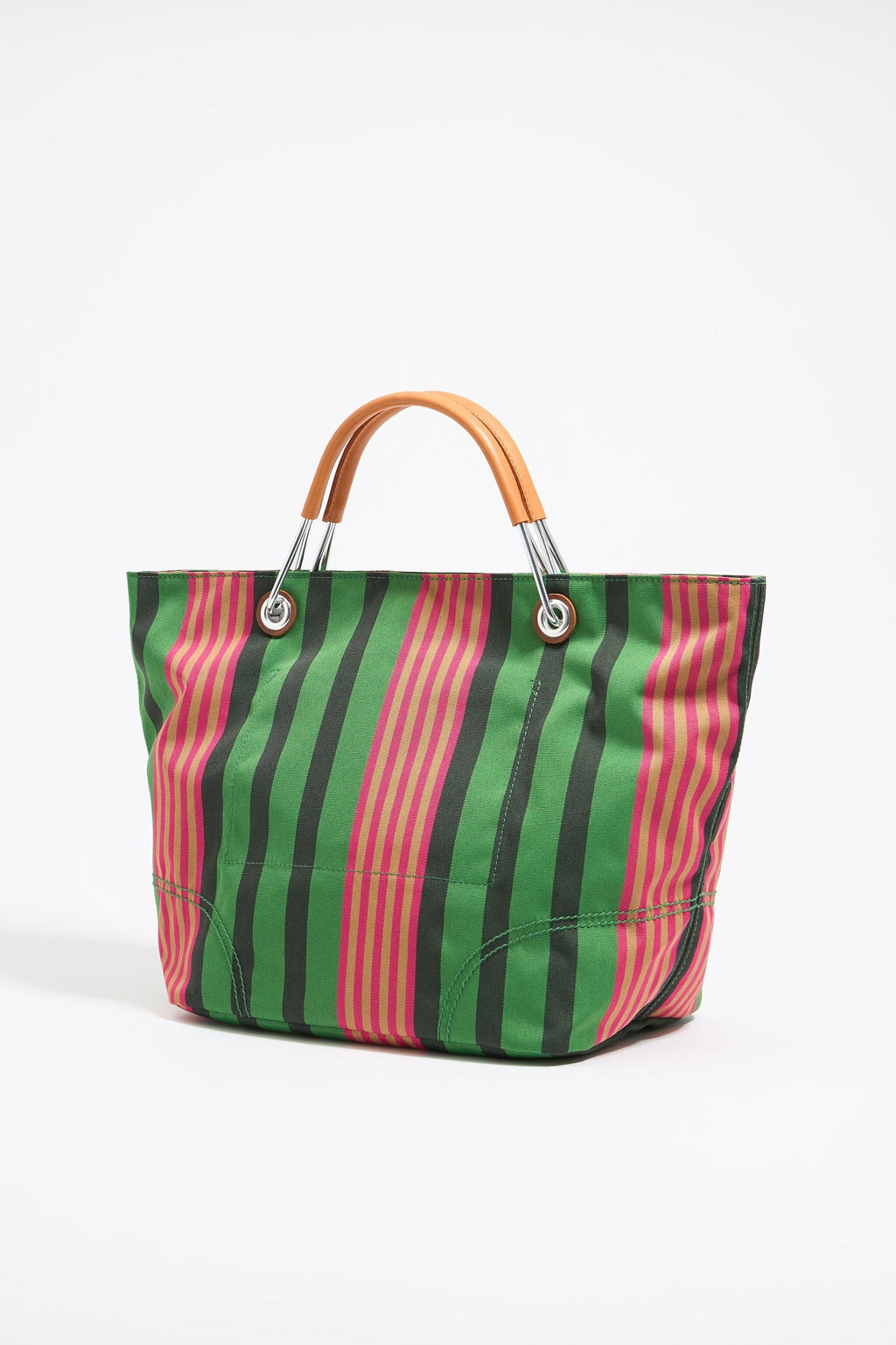 Medium green Canopy shopper bag