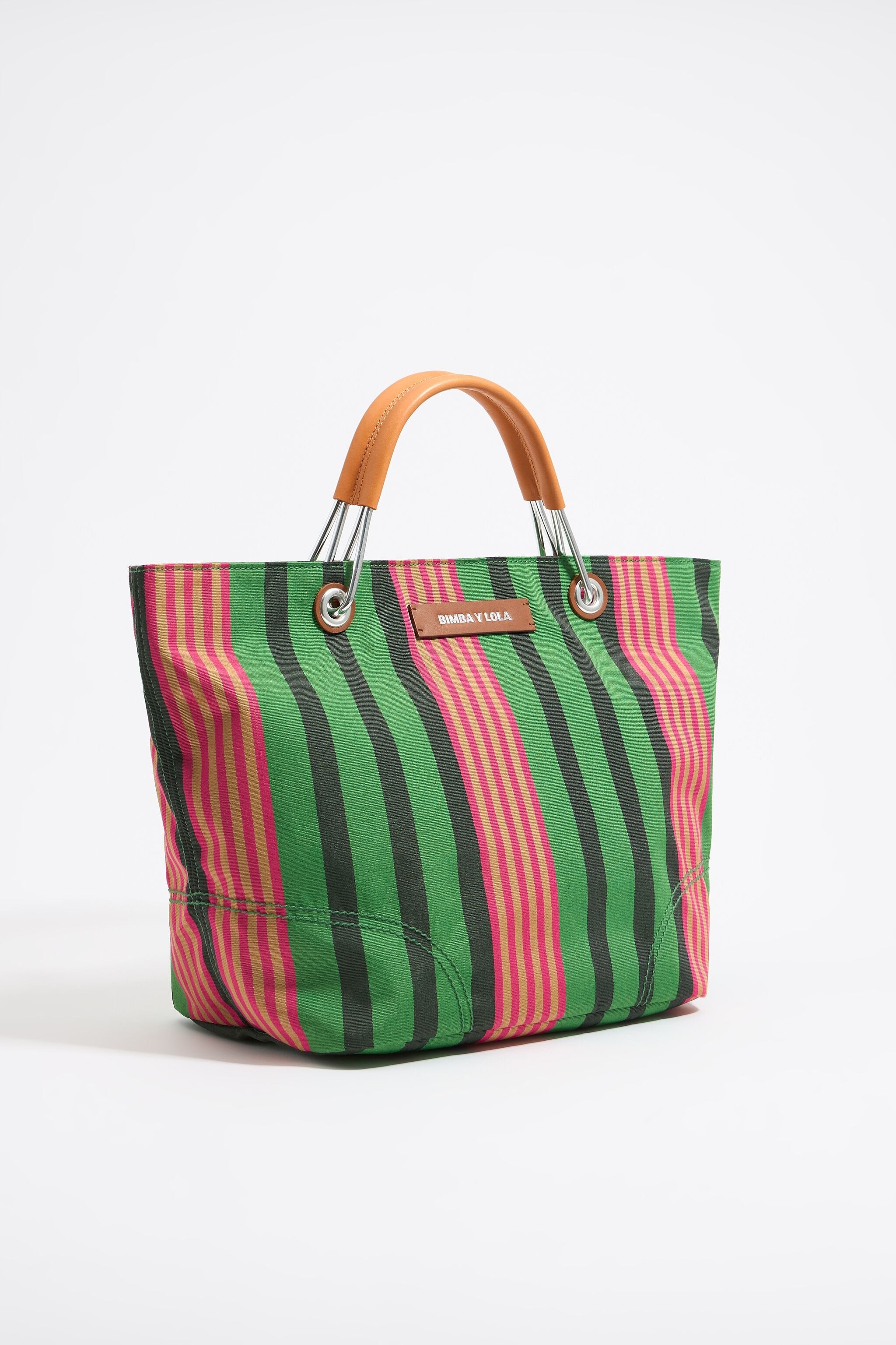 Medium green Canopy shopper bag