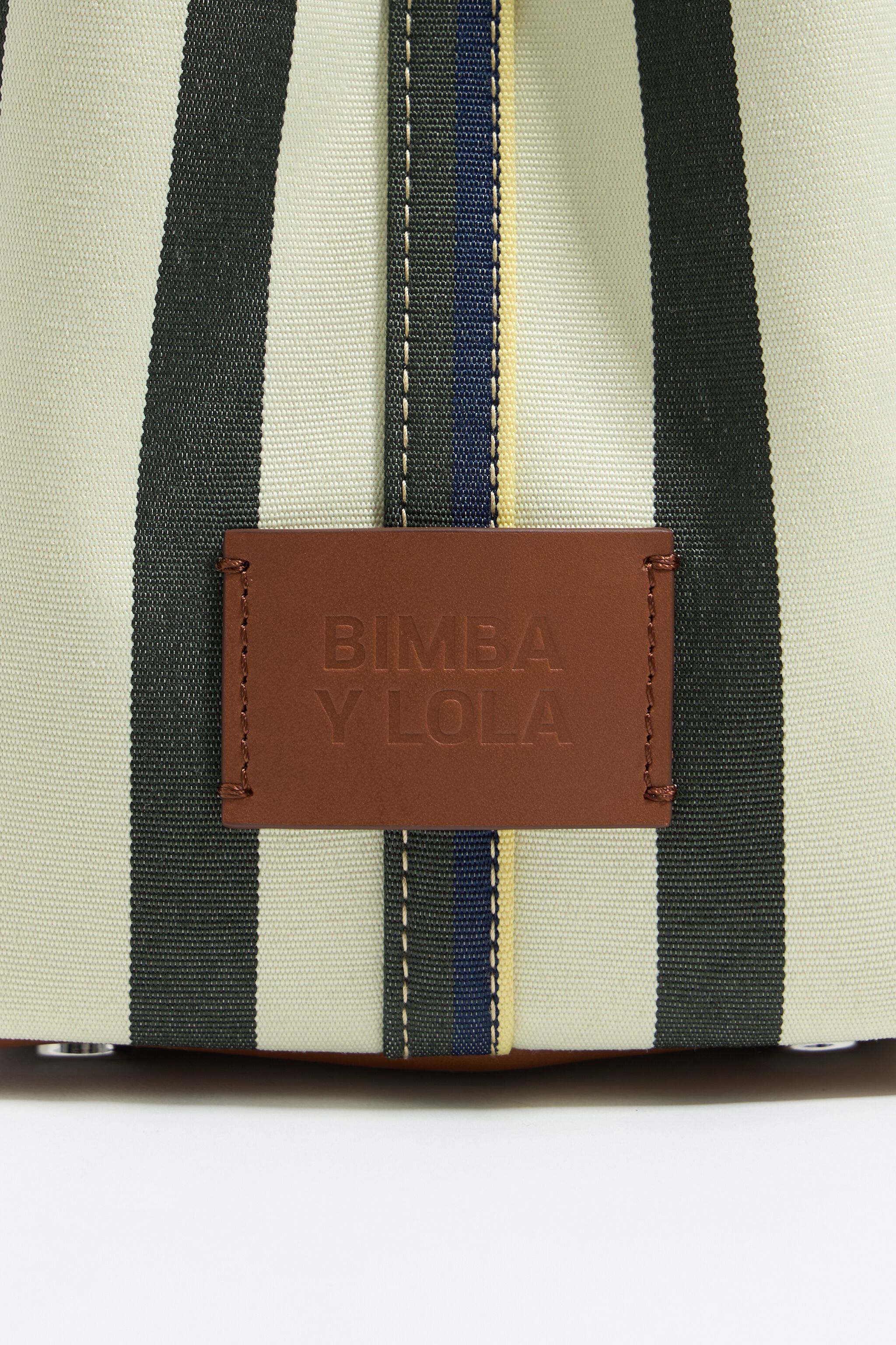 Small striped nylon Chihuahua bag