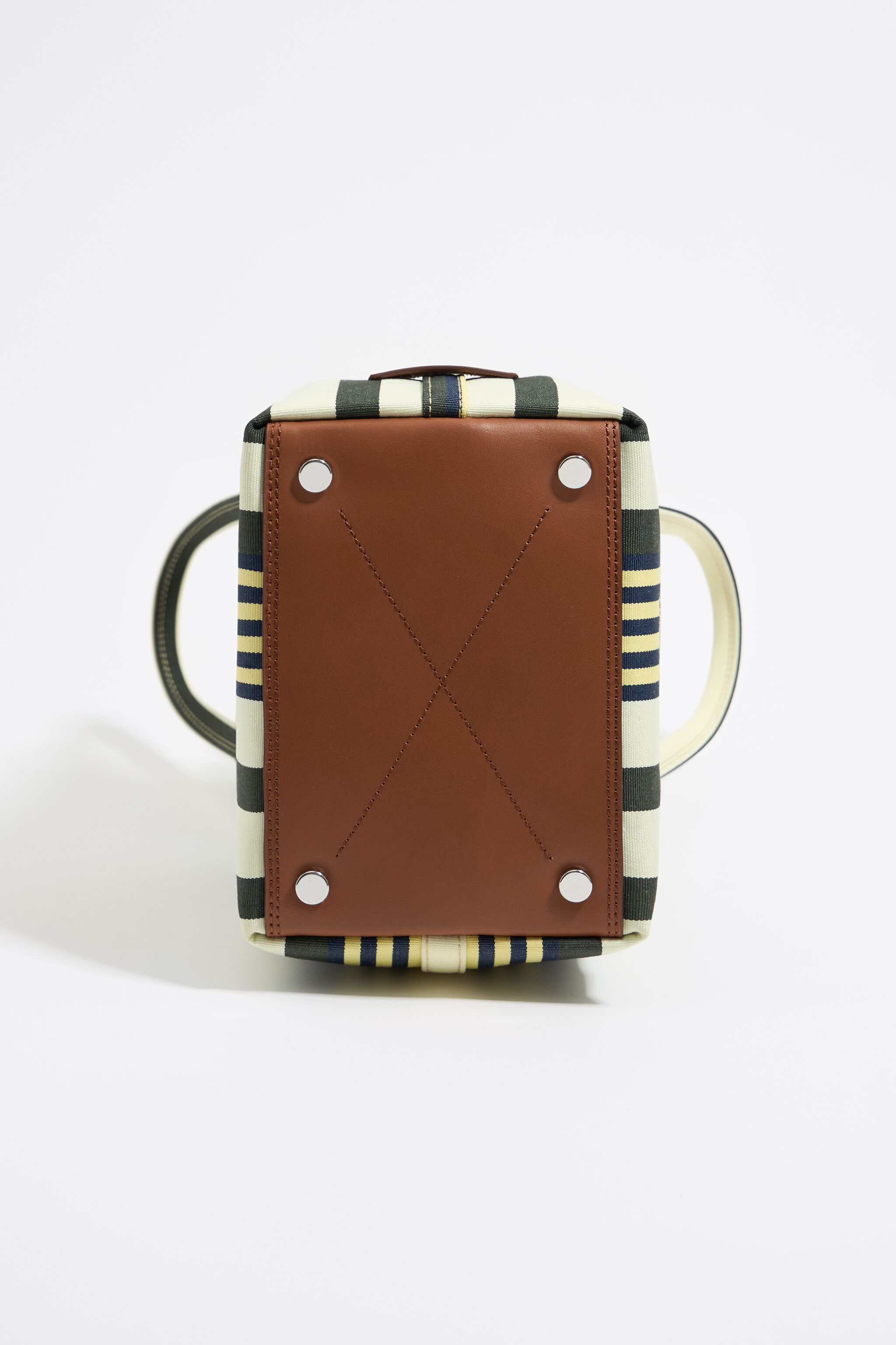 Small striped nylon Chihuahua bag