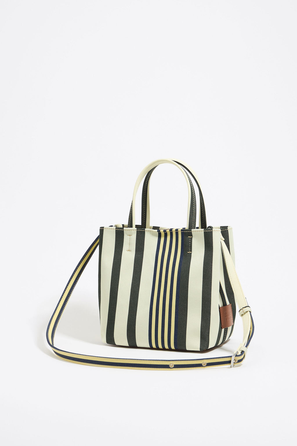 Small striped nylon Chihuahua bag