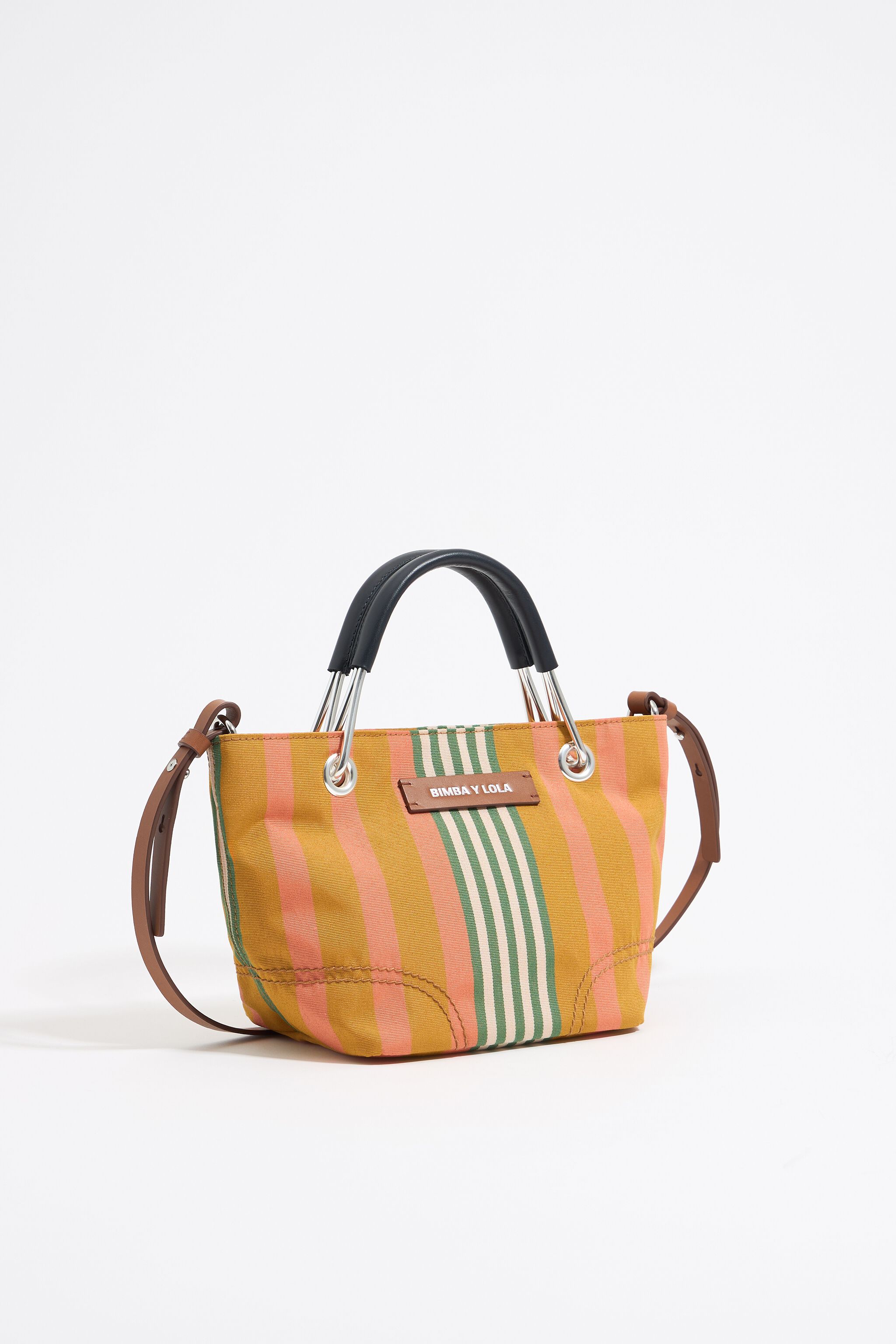 Mini ocher Canopy handbag