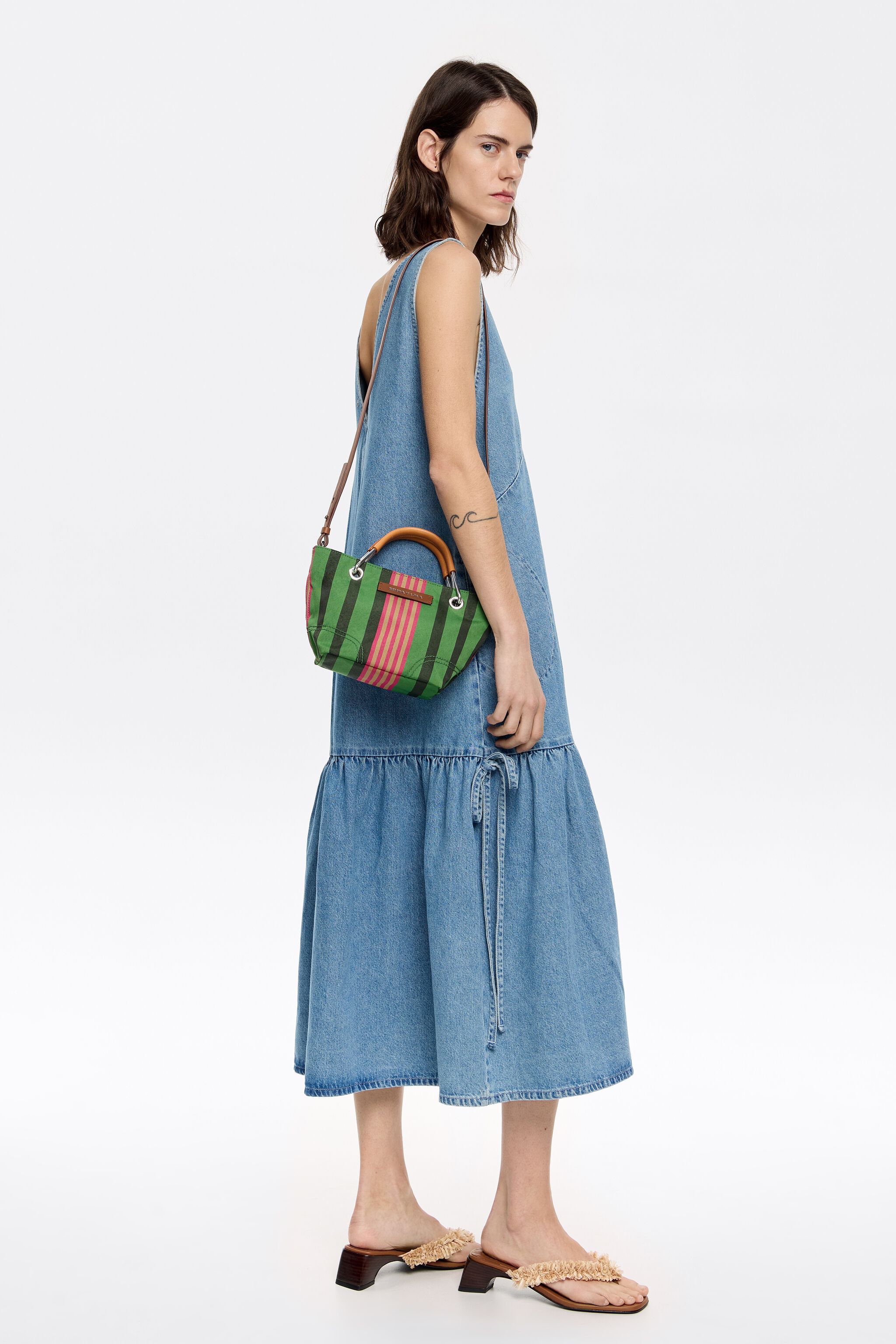 Mini green Canopy handbag