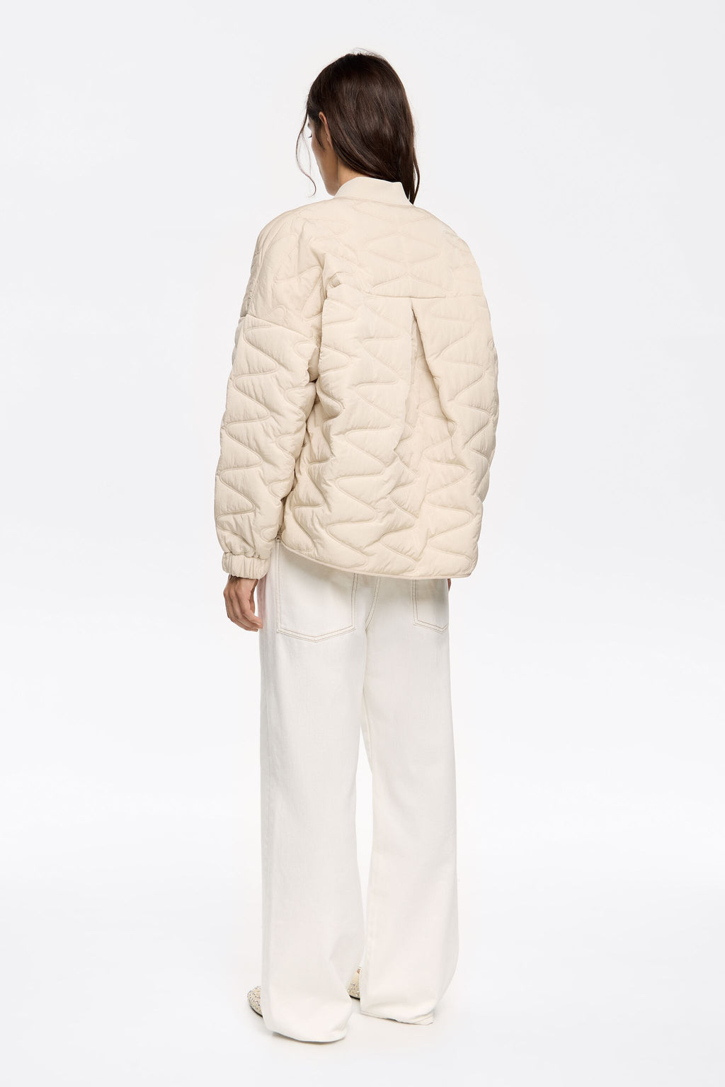 Ivory padded jacket