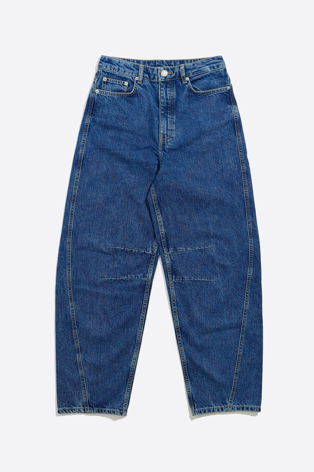 BARREL - Blue mid-rise jeans