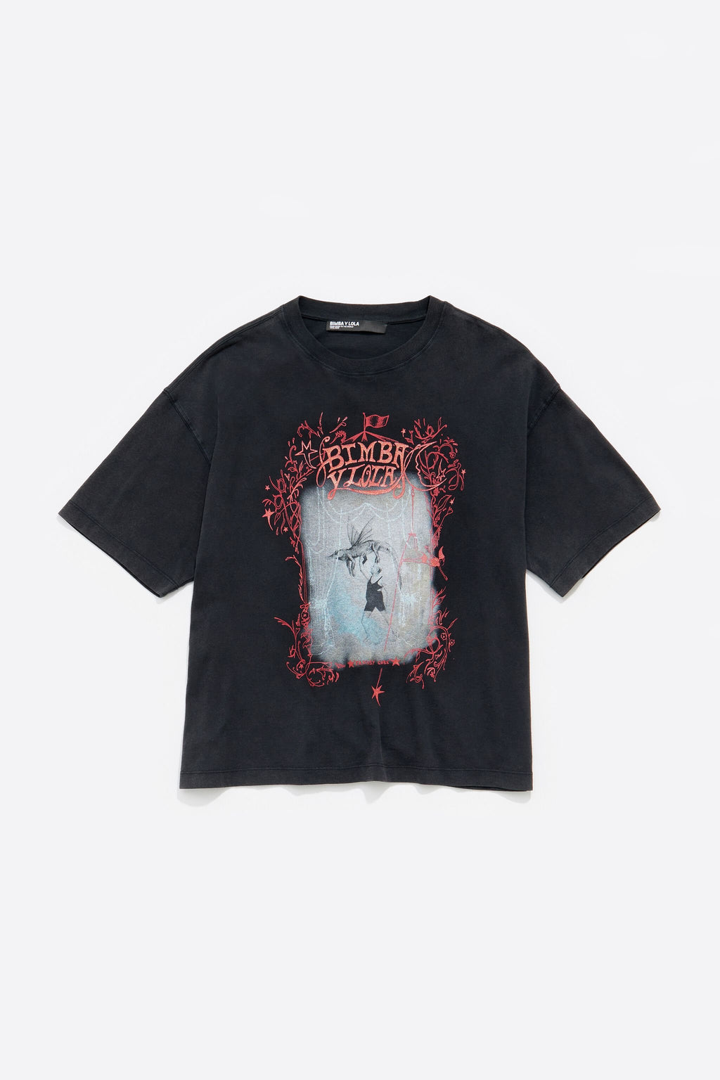 Oversize black logo T-shirt