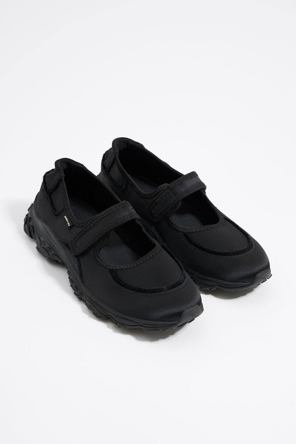 Black octopus Mary-Jane runner ballerina