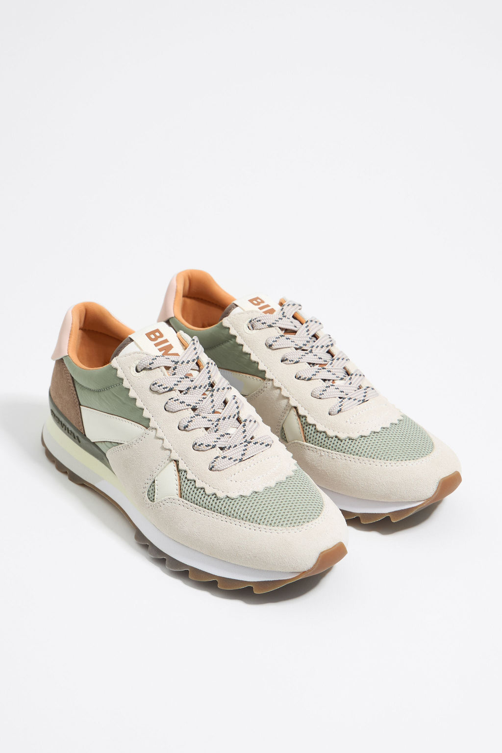 Khaki 13 19 technical sneaker