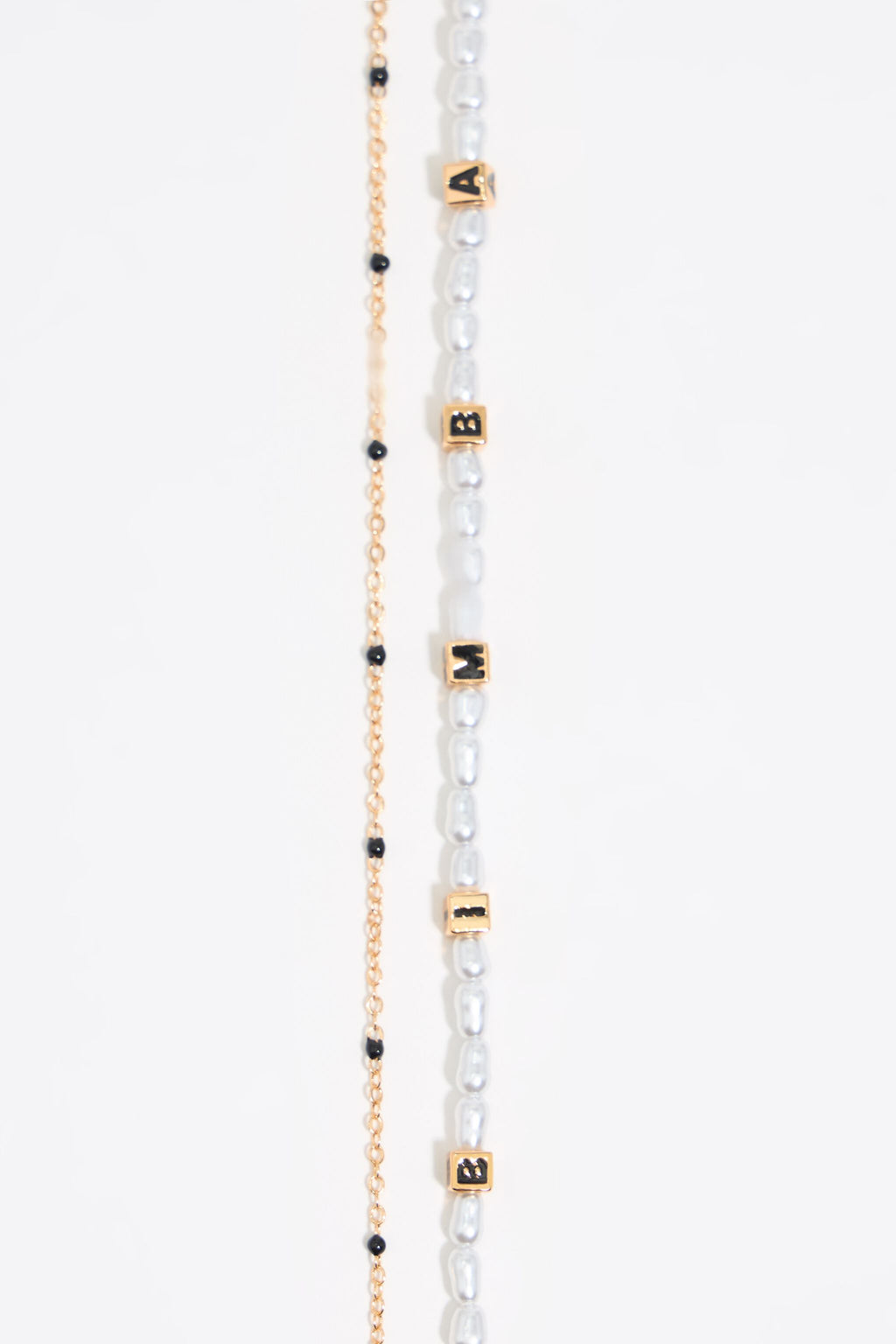 Black Dice logo necklace