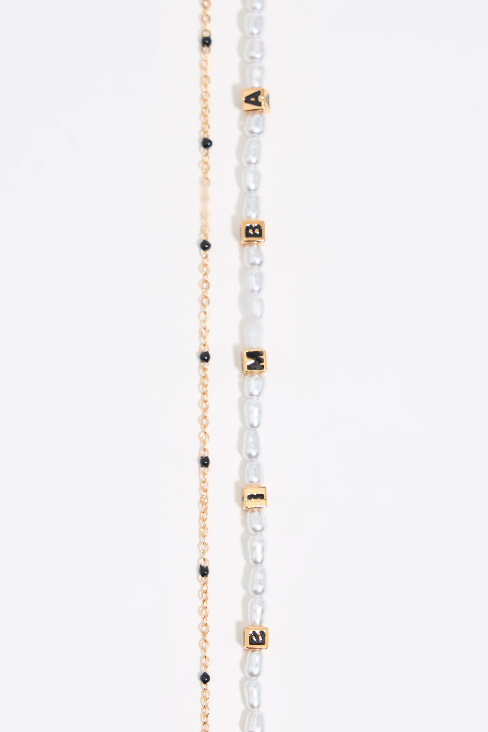 Black Dice logo necklace