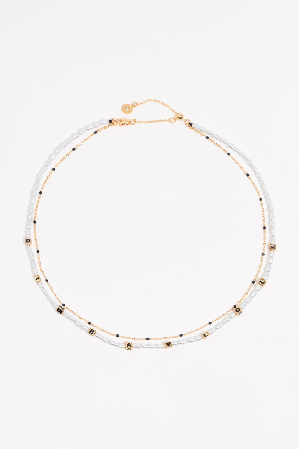 Black Dice logo necklace