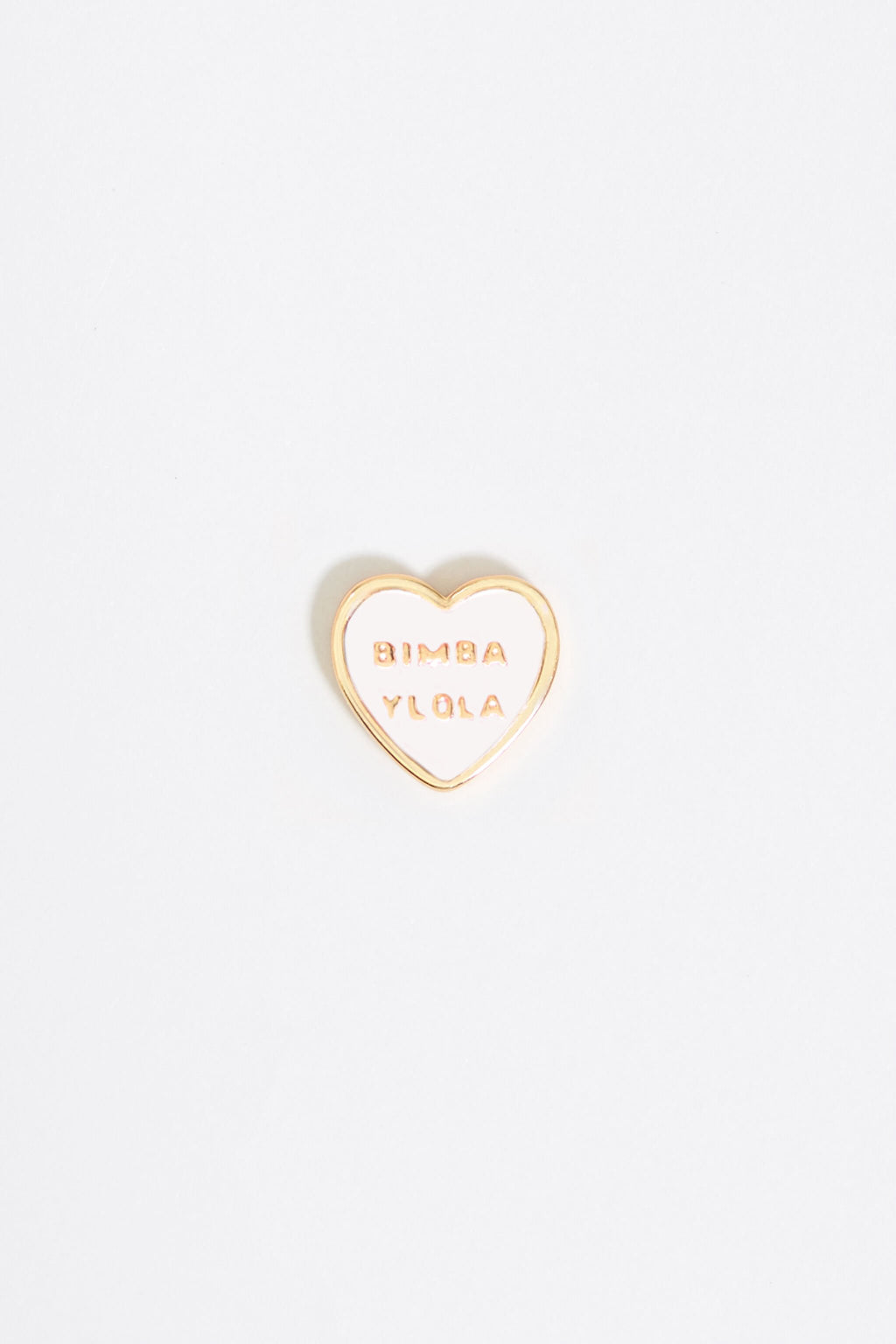 Ivory Heart logo earrings