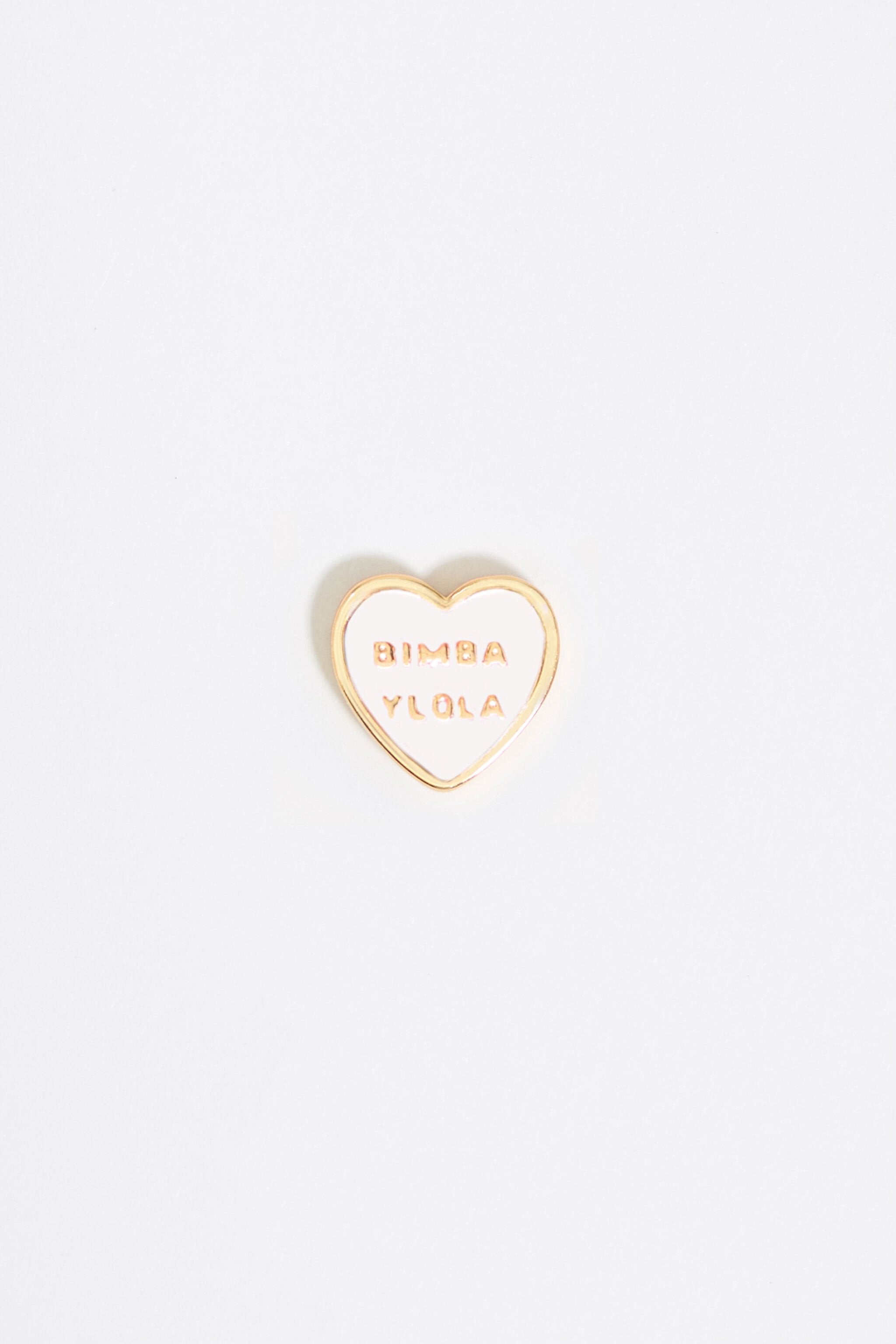 Ivory Heart logo earrings