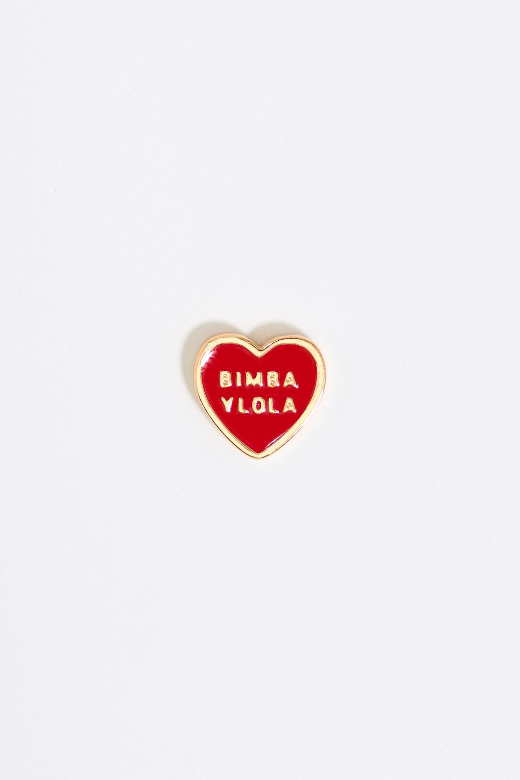 Red Heart logo earrings