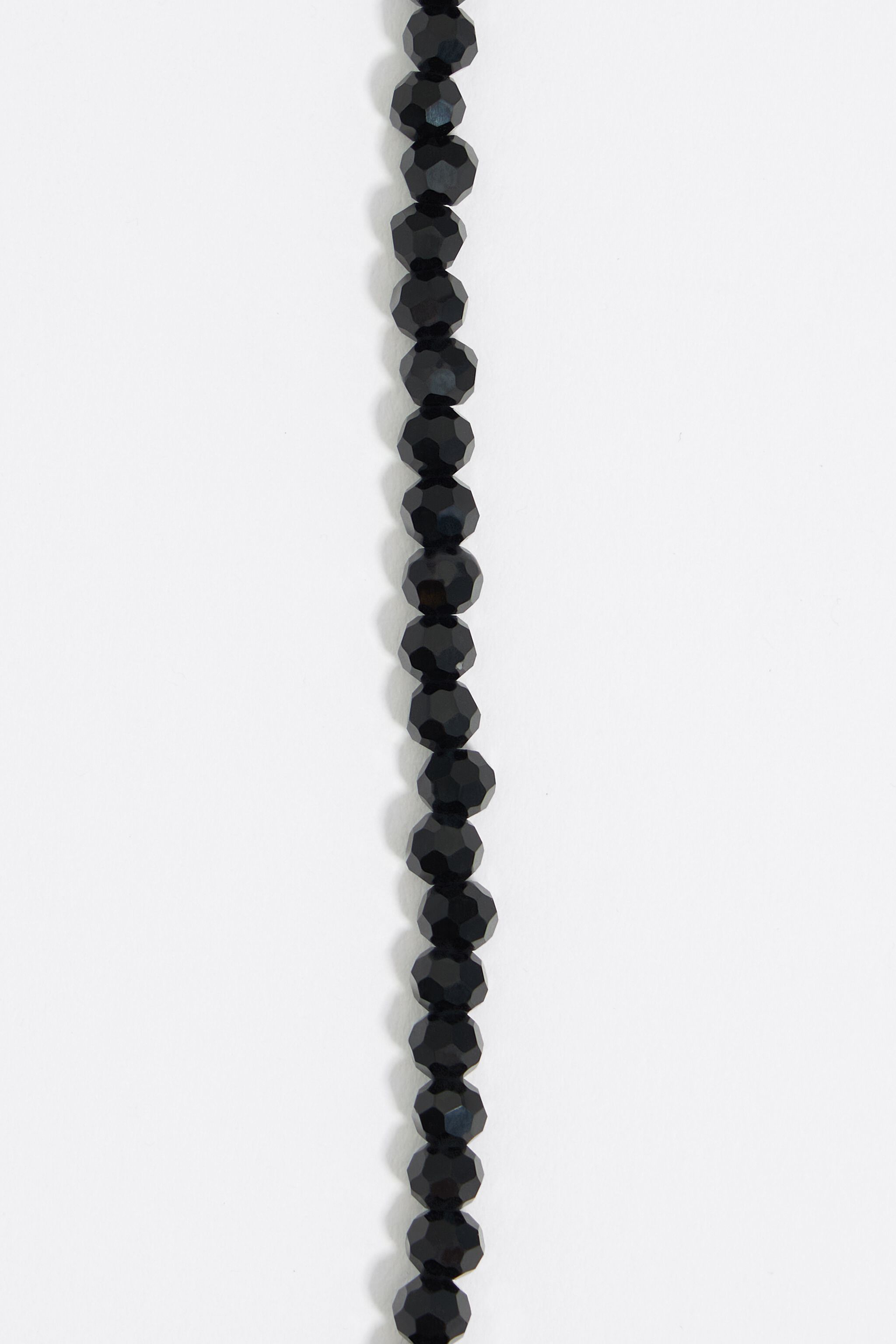 Logo heart black crystals bracelet