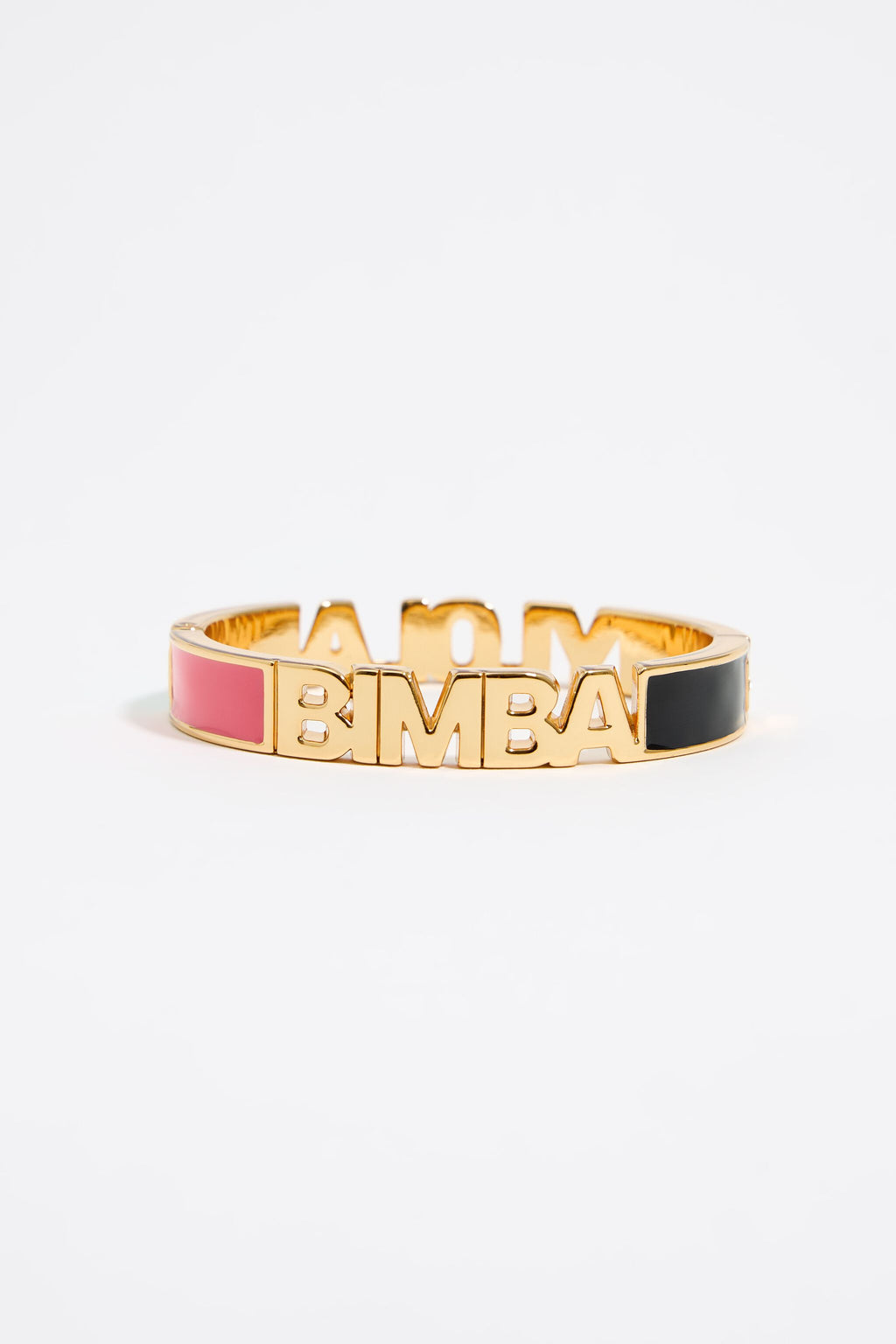 Multicolored enamel logo bracelet