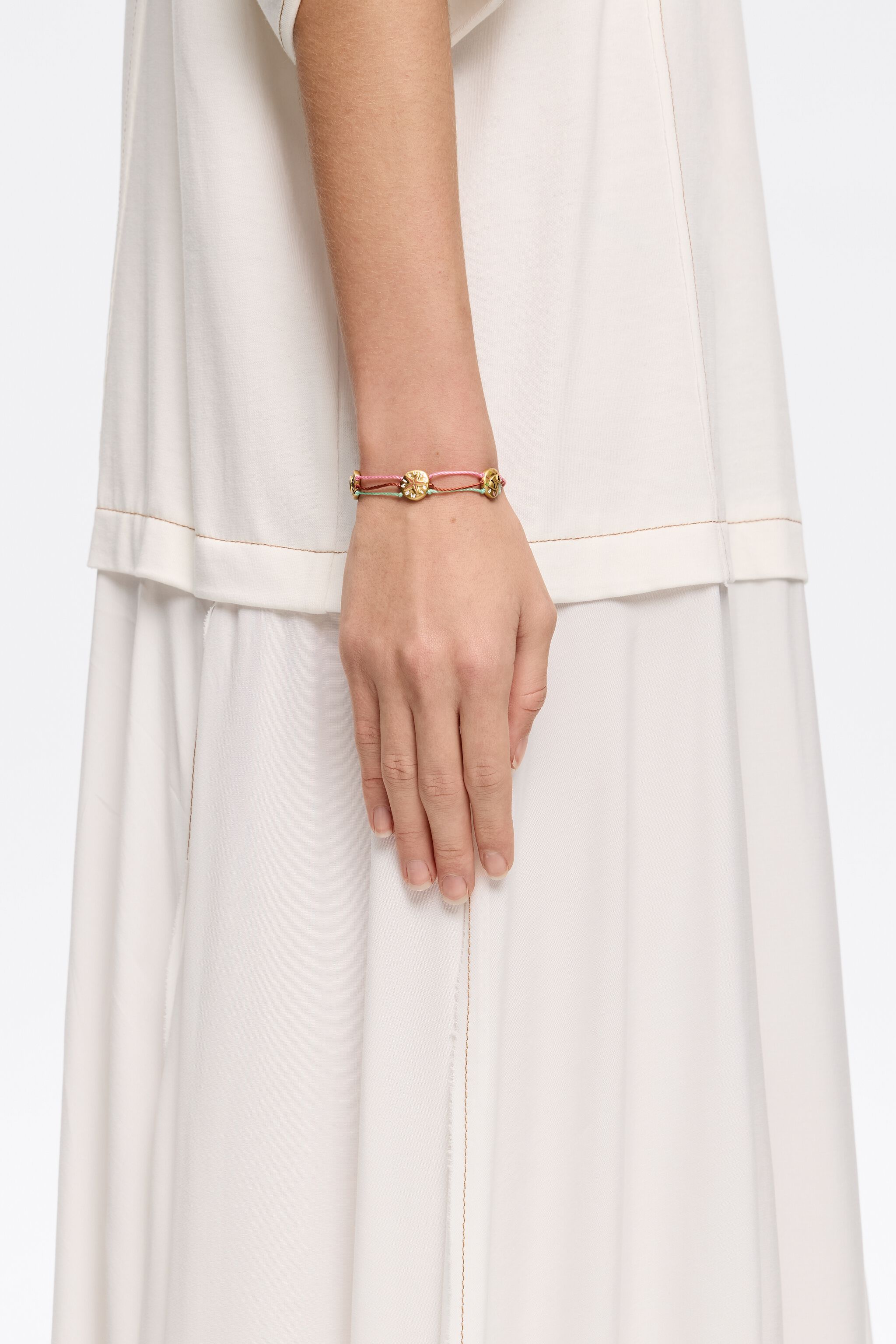 Coin logo multicolor friendship bracelet