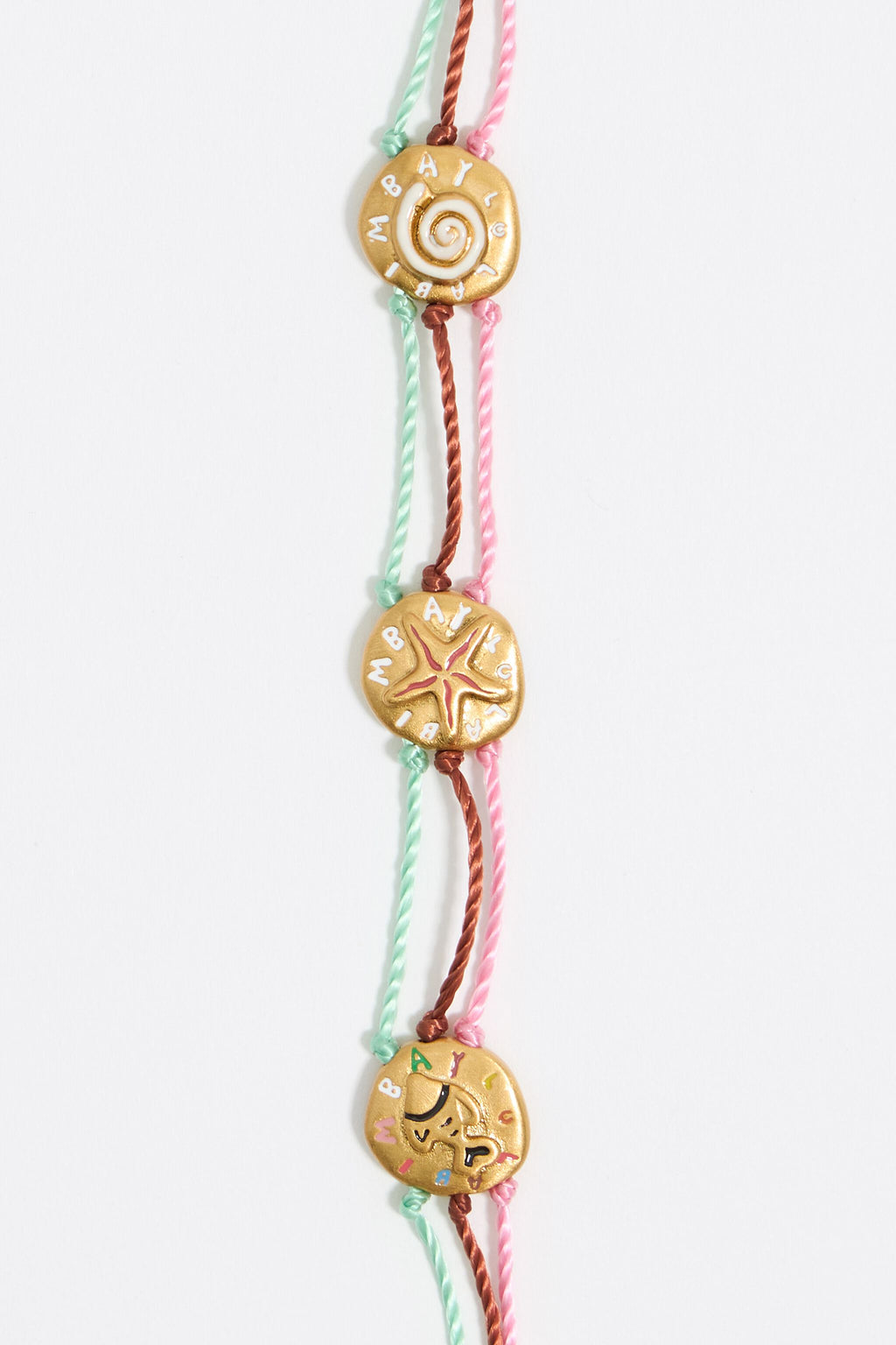 Coin logo multicolor friendship bracelet