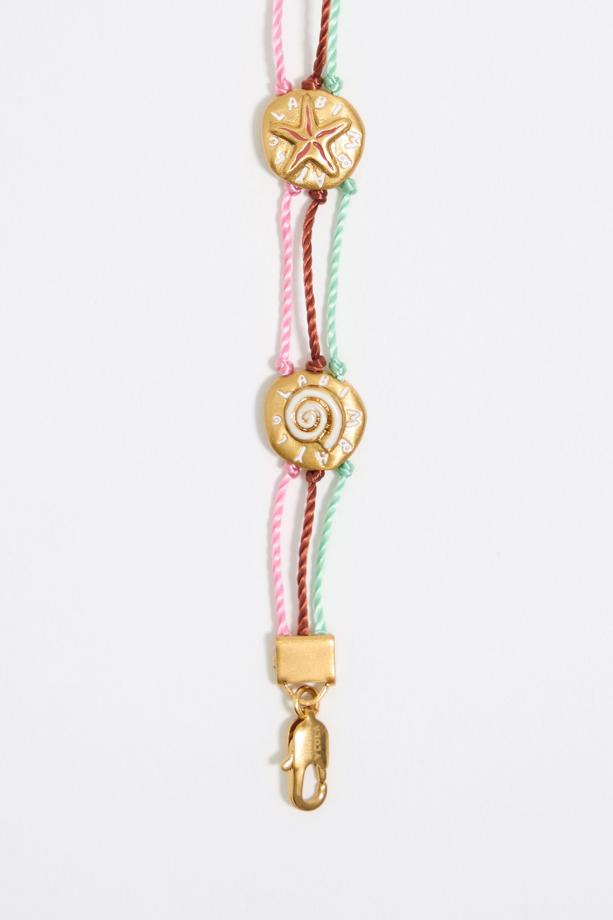 Coin logo multicolor friendship bracelet