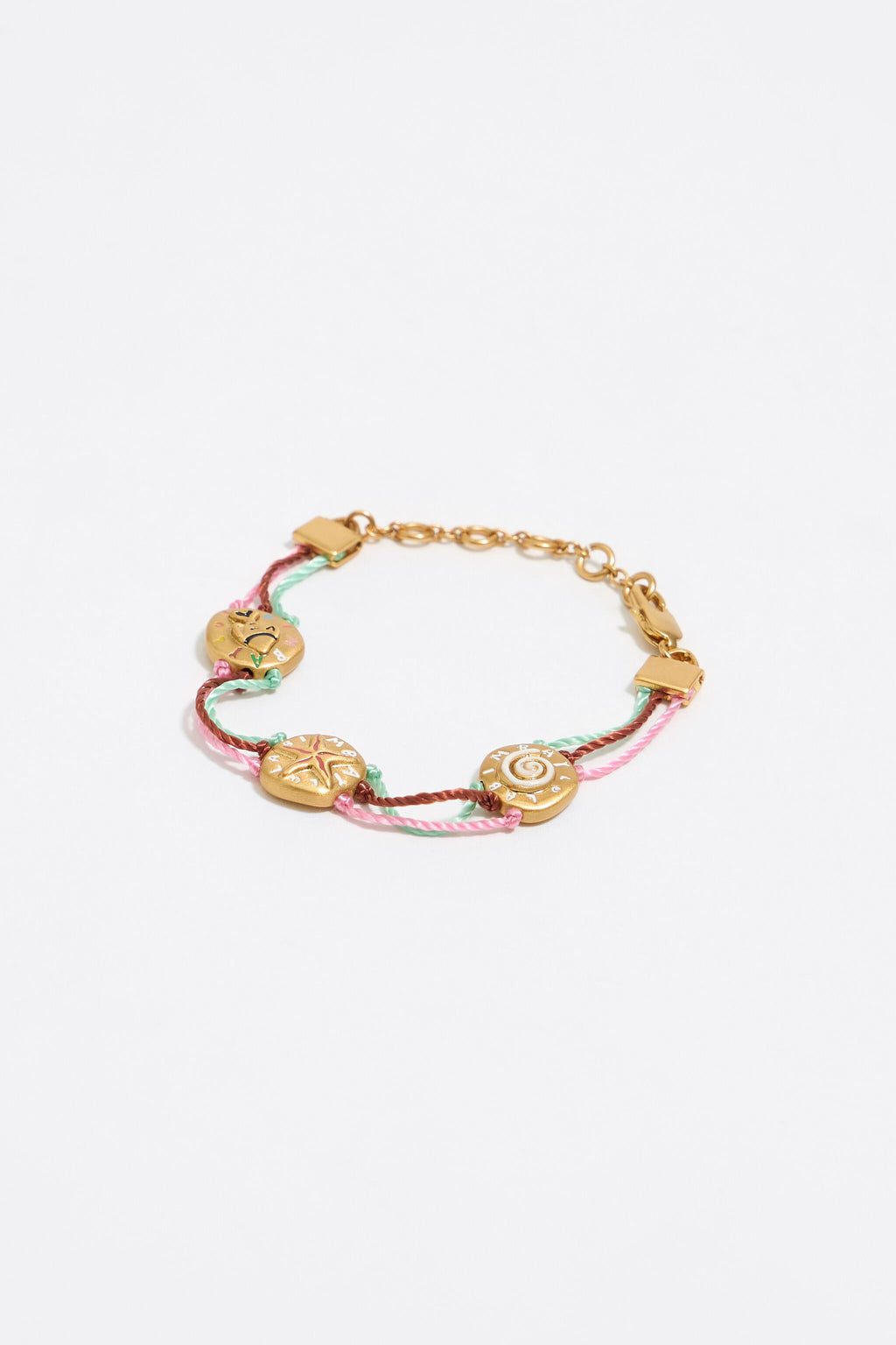 Coin logo multicolor friendship bracelet