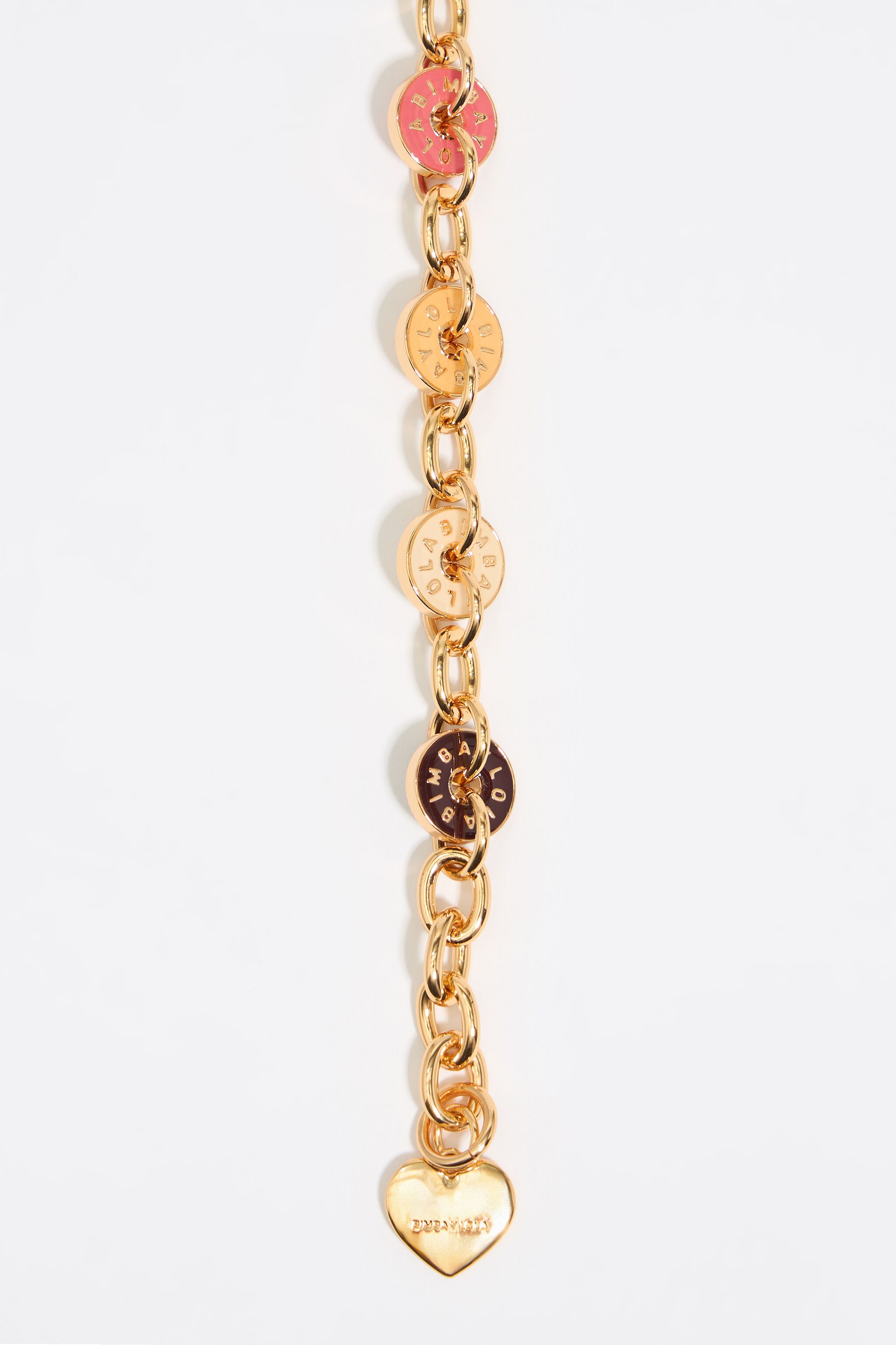 Multicolor logo chain bracelet