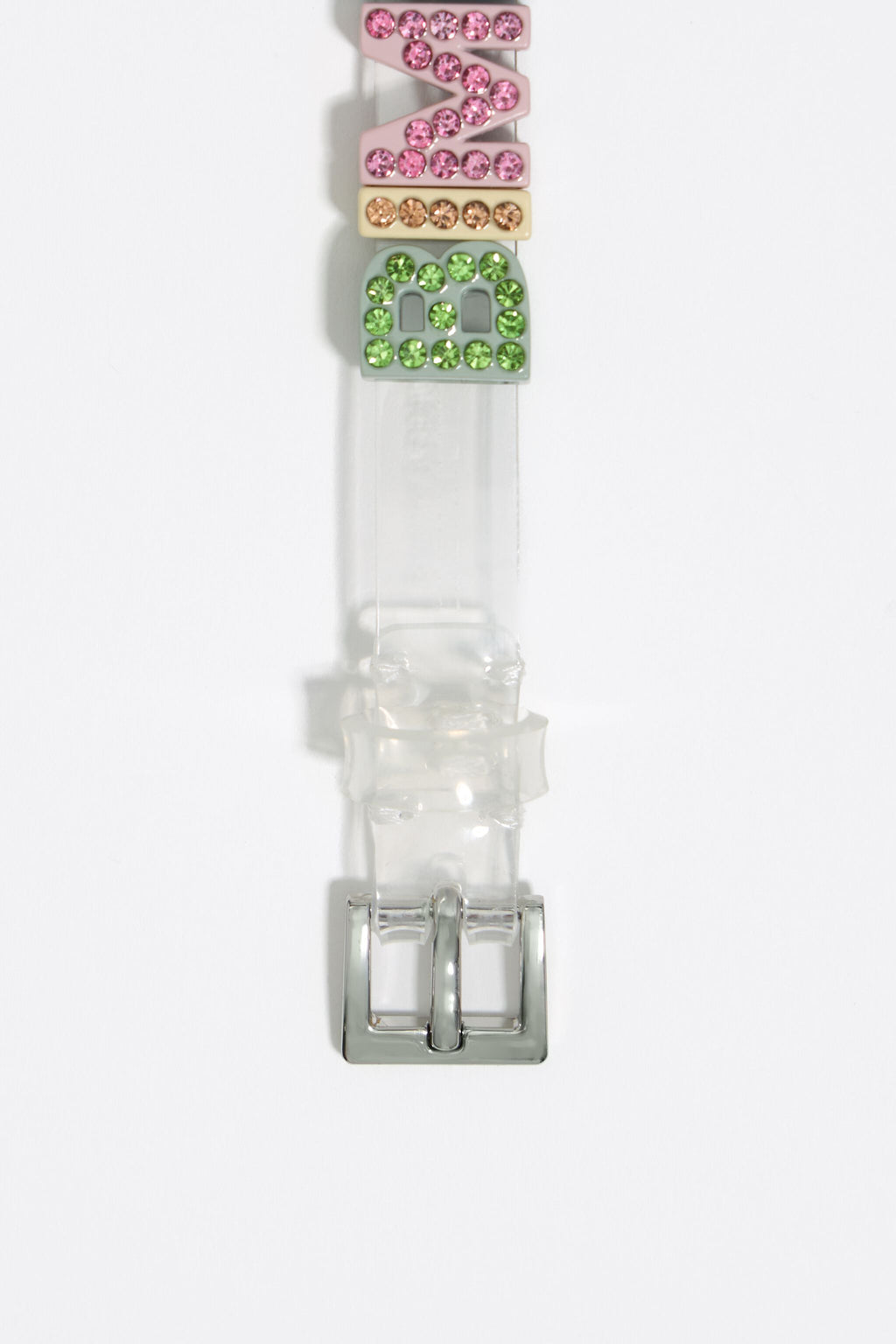 Crystal logo strap bracelet