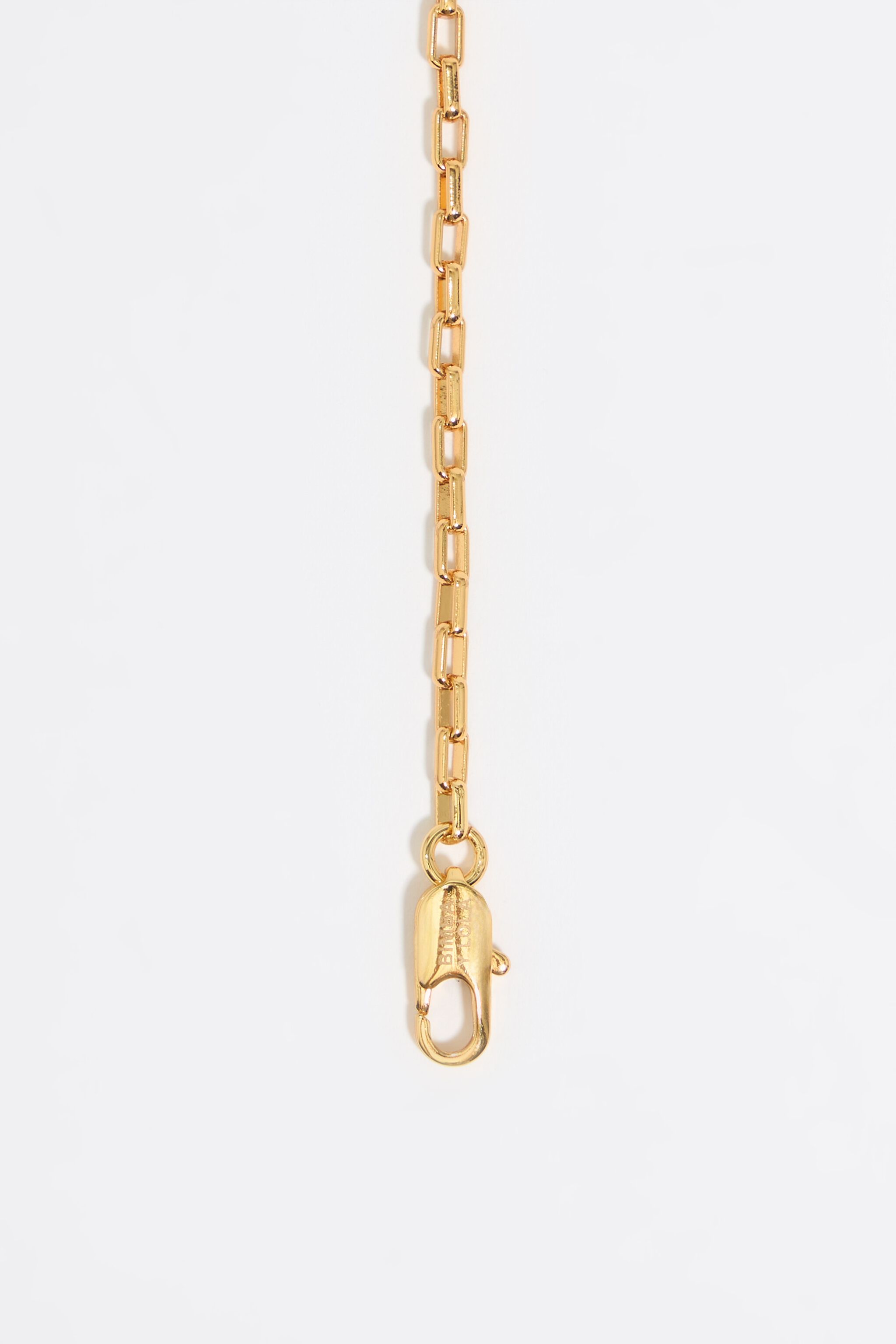 Gold chain and pearl heart necklace