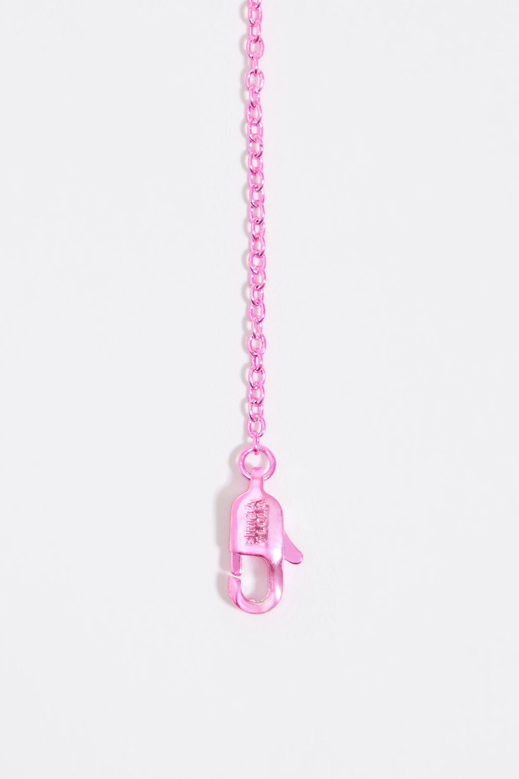 Pink hearts and crystals necklace