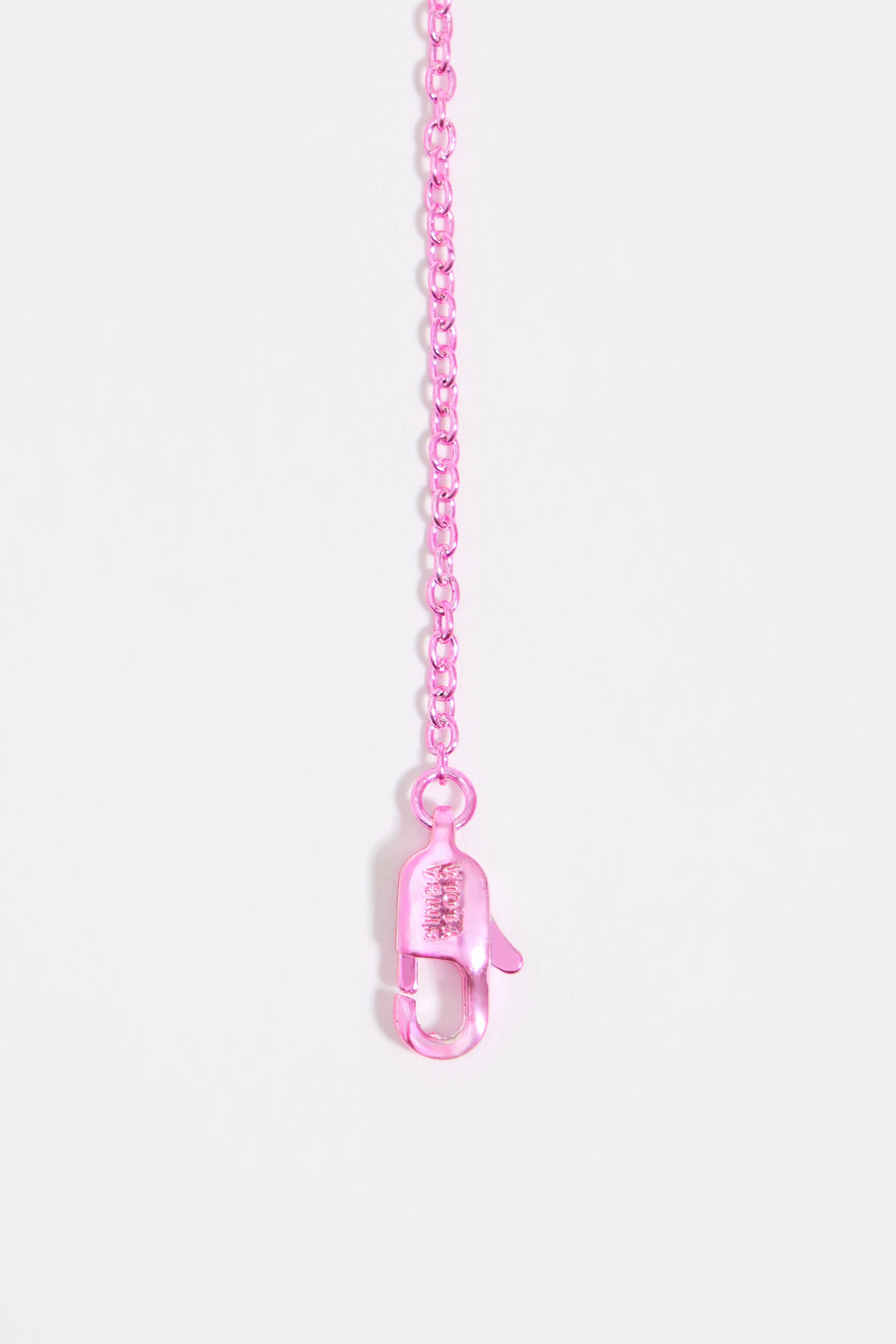 Pink hearts and crystals necklace
