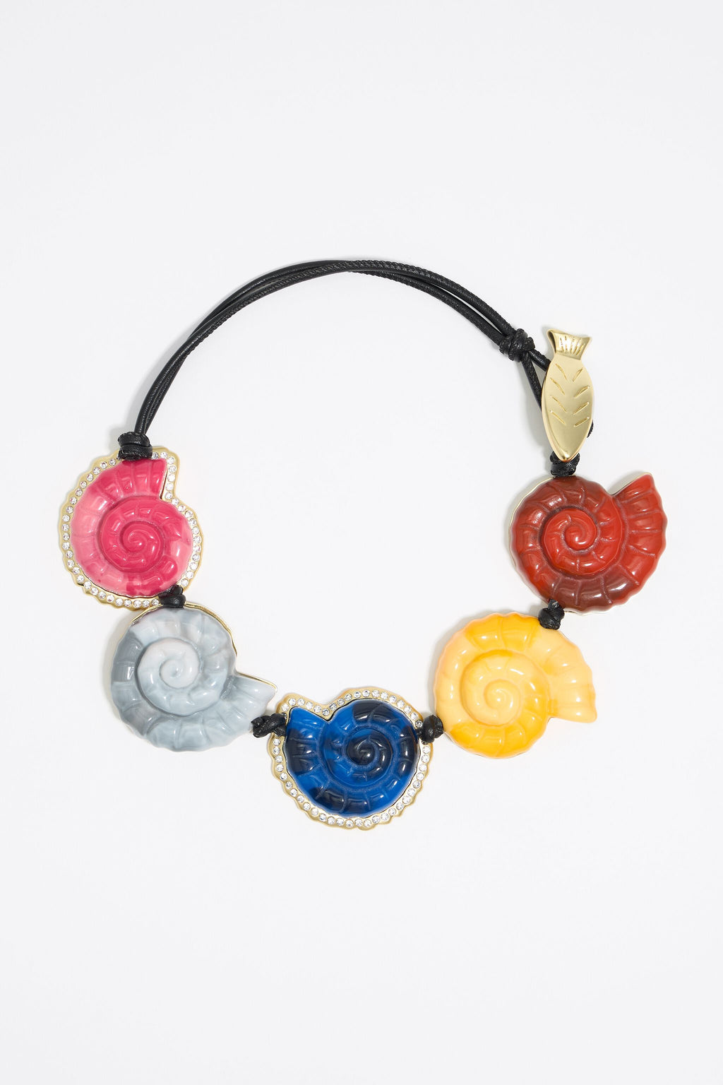 Multicolor shells necklace