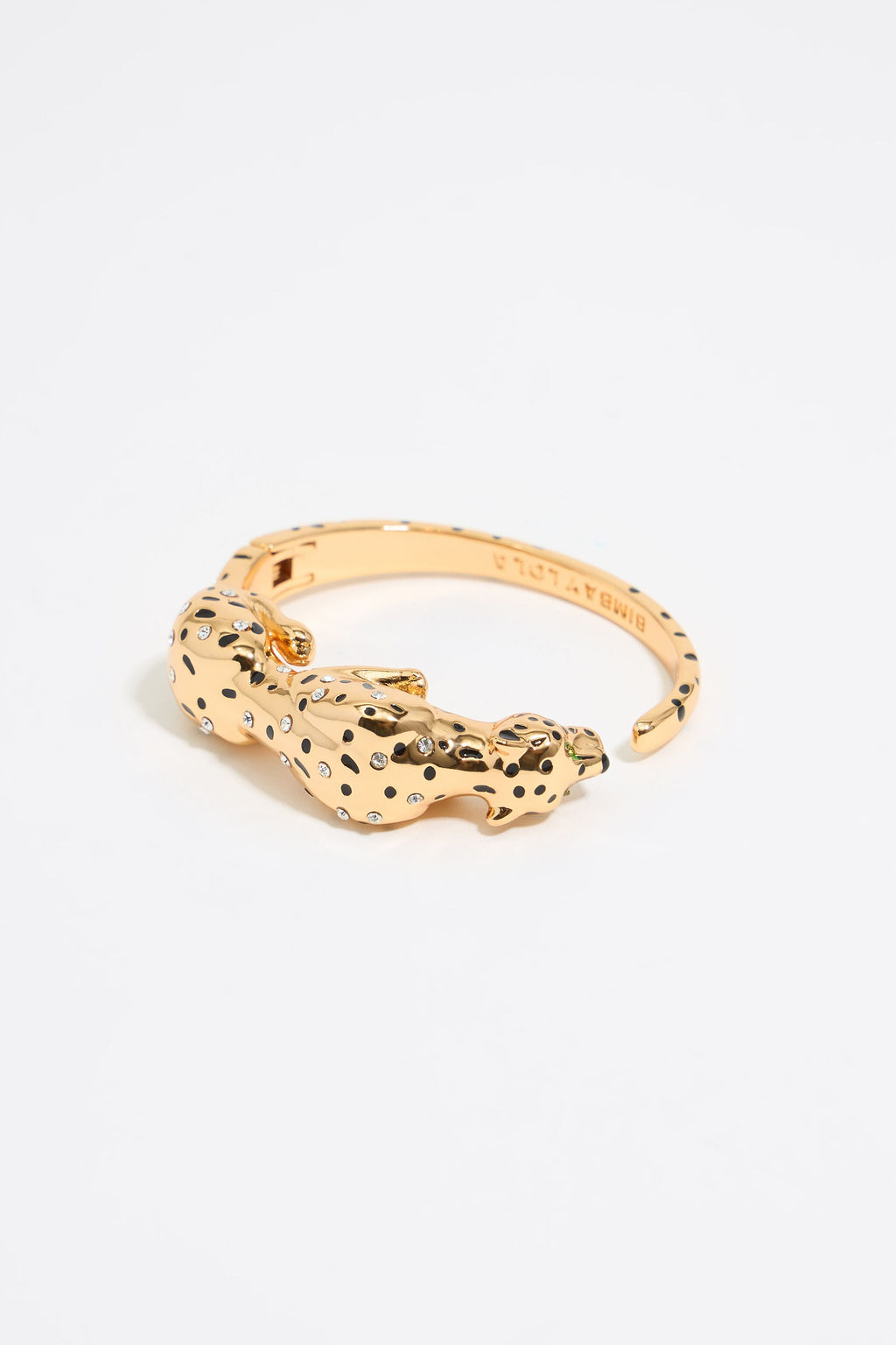 Gold and black panther bracelet