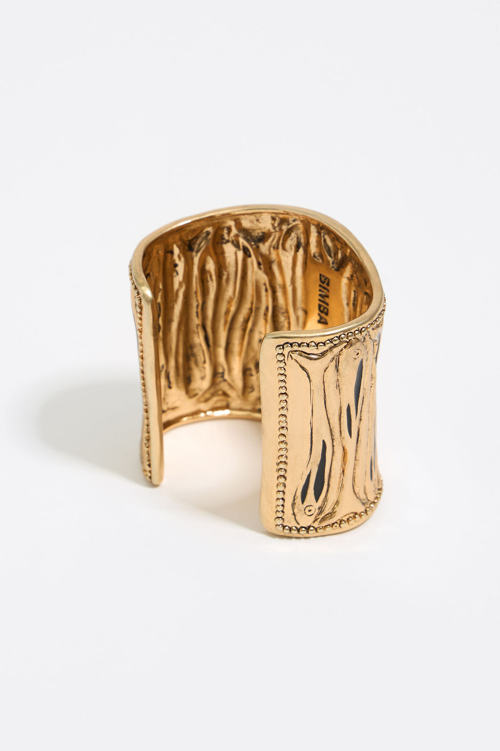 Gold fishes rigid bracelet