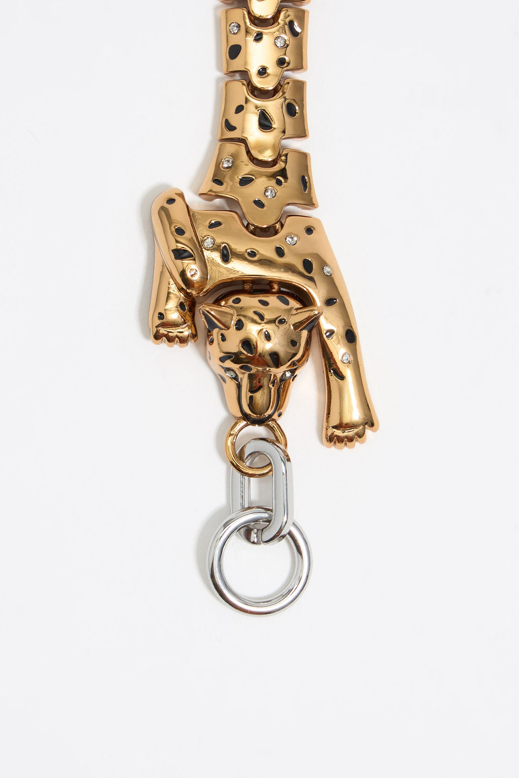 Gold panther bracelet