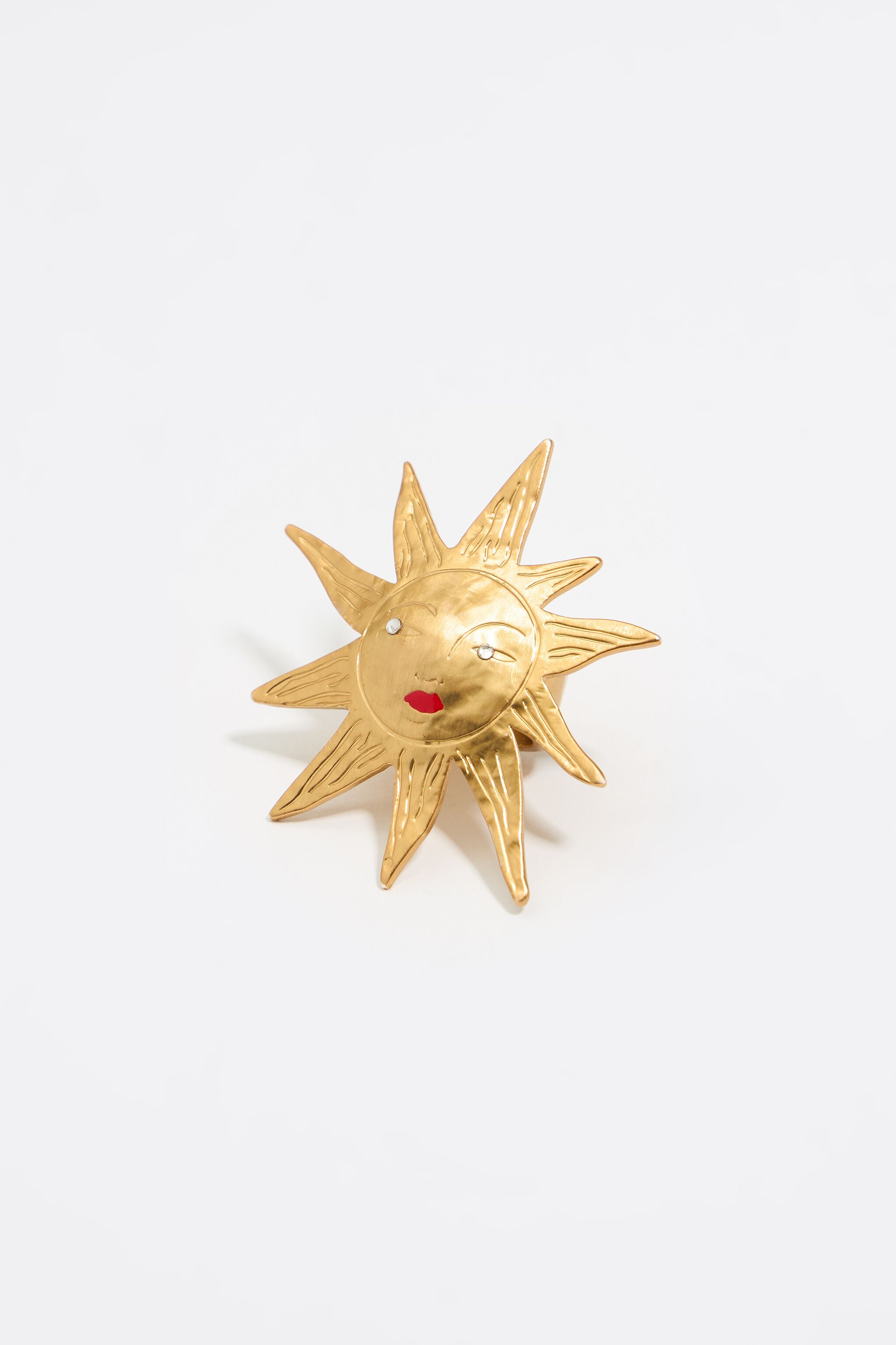 Golden sun ring