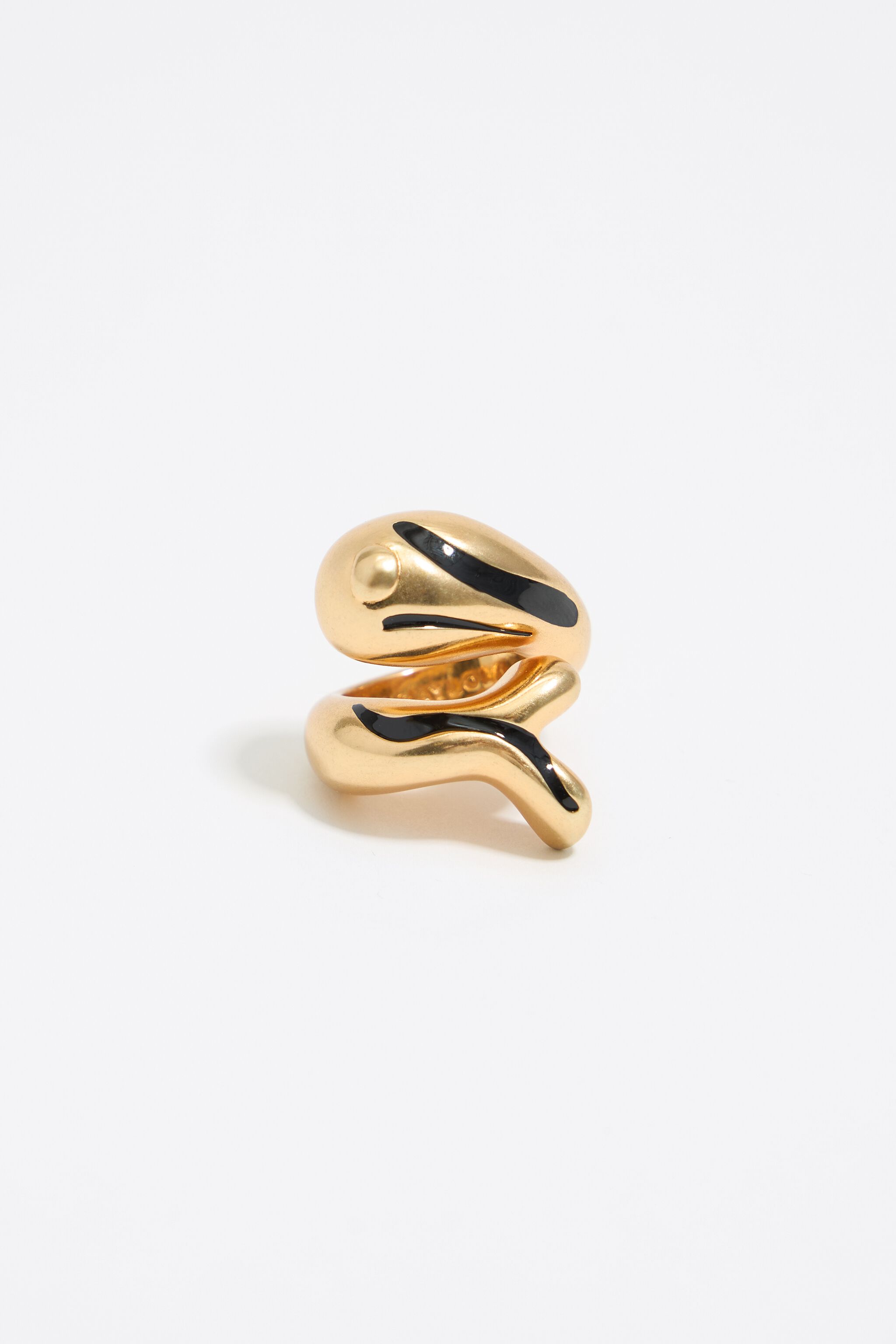 Gold fish ring