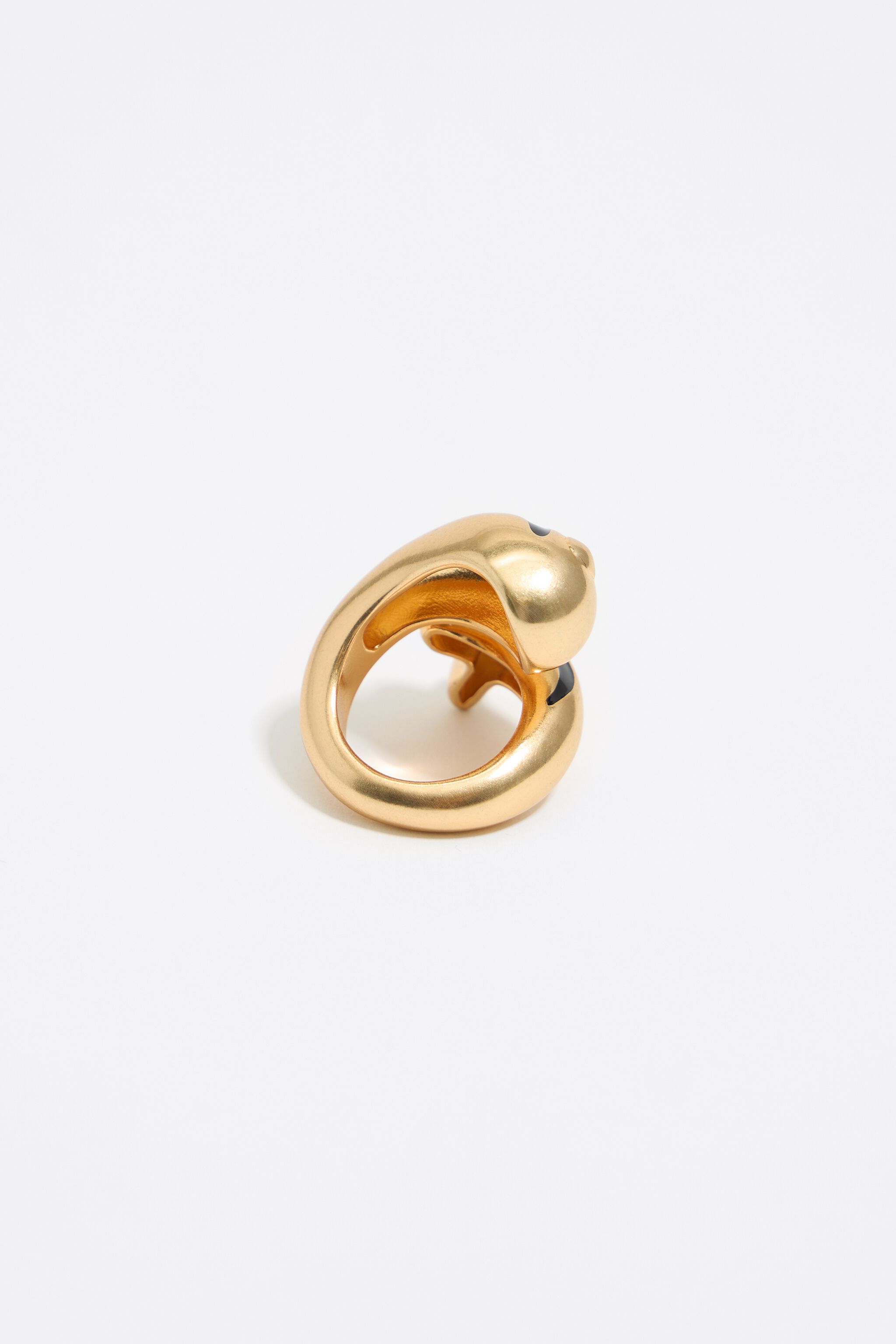 Gold fish ring