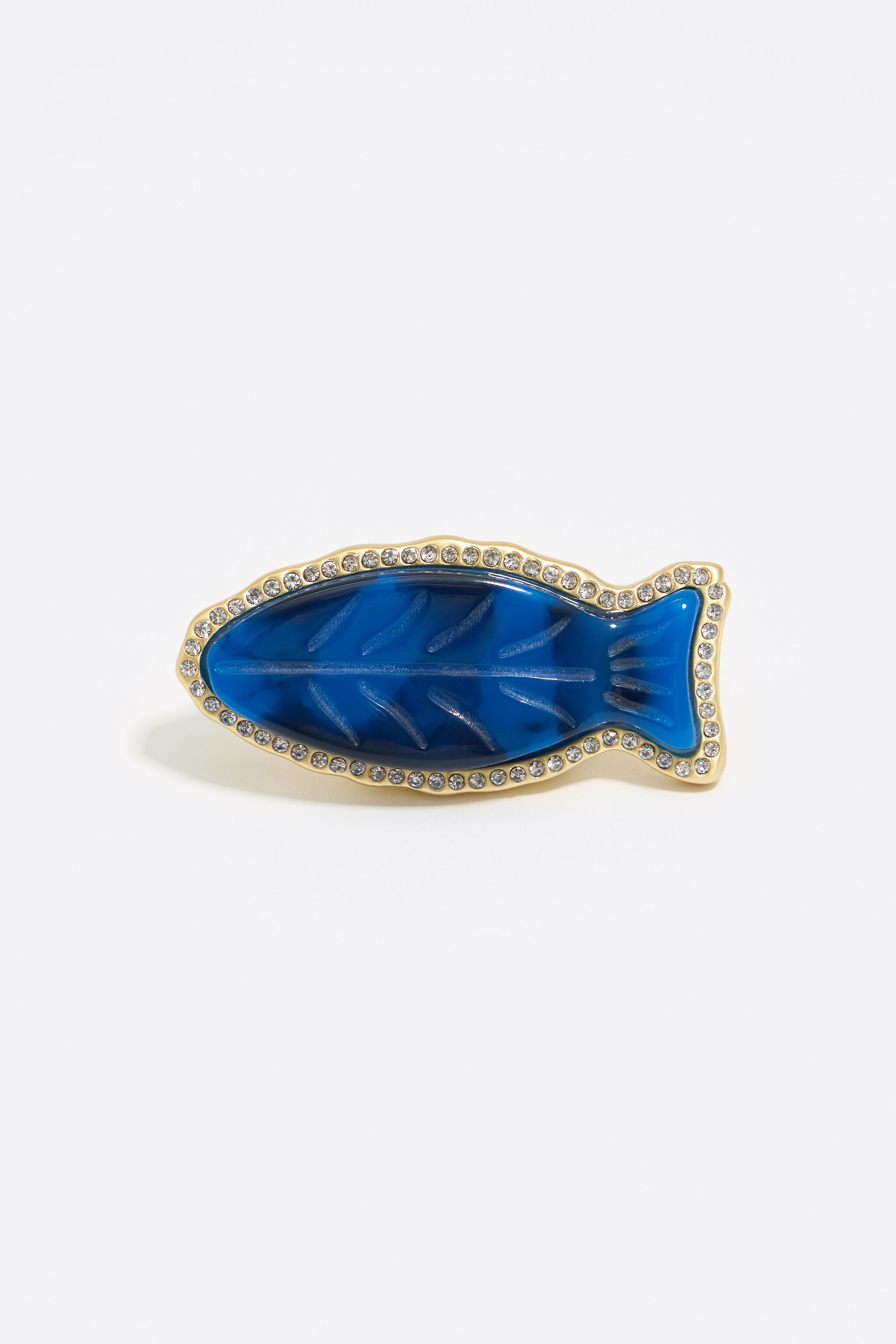 Blue fish ring