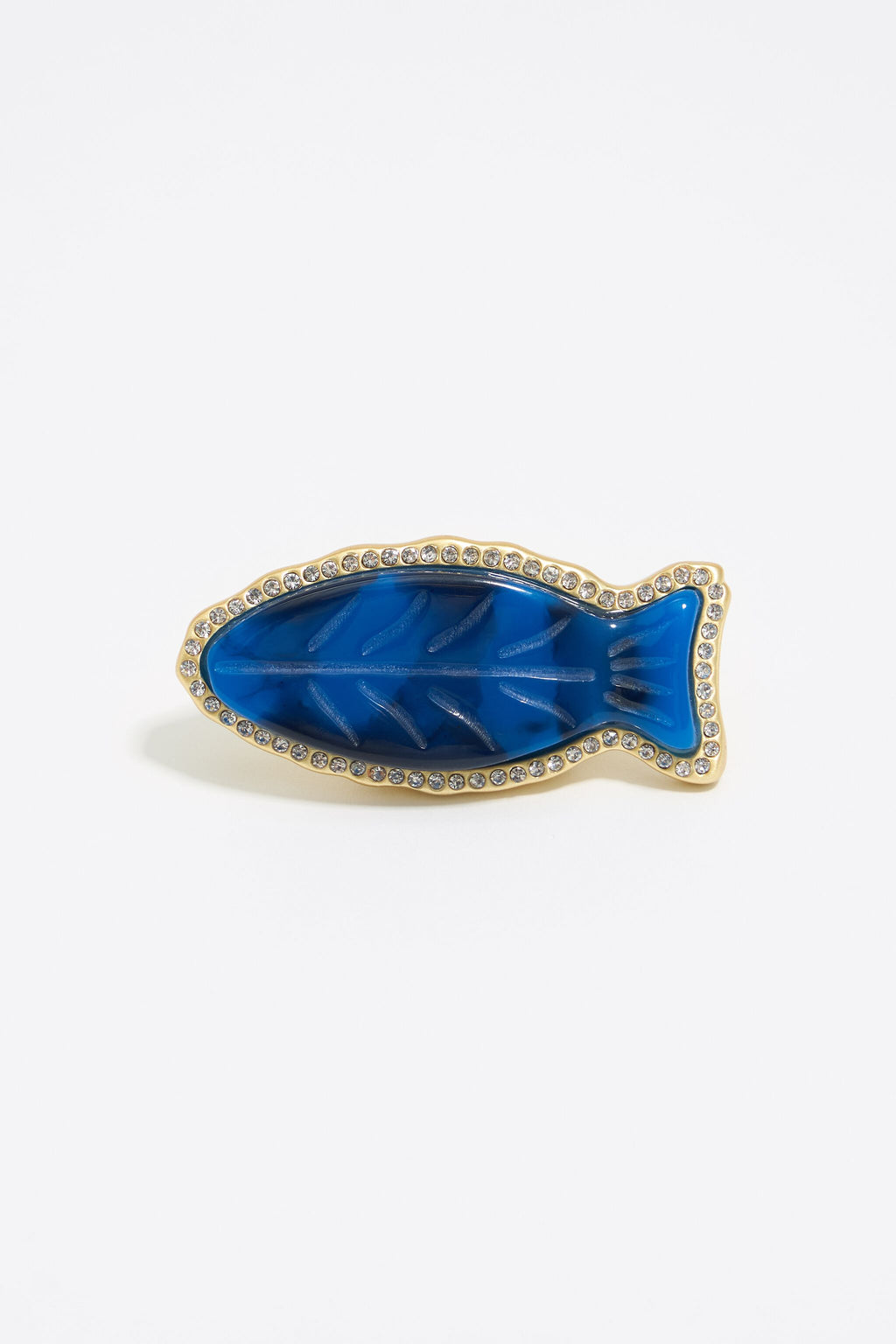 Blue fish ring