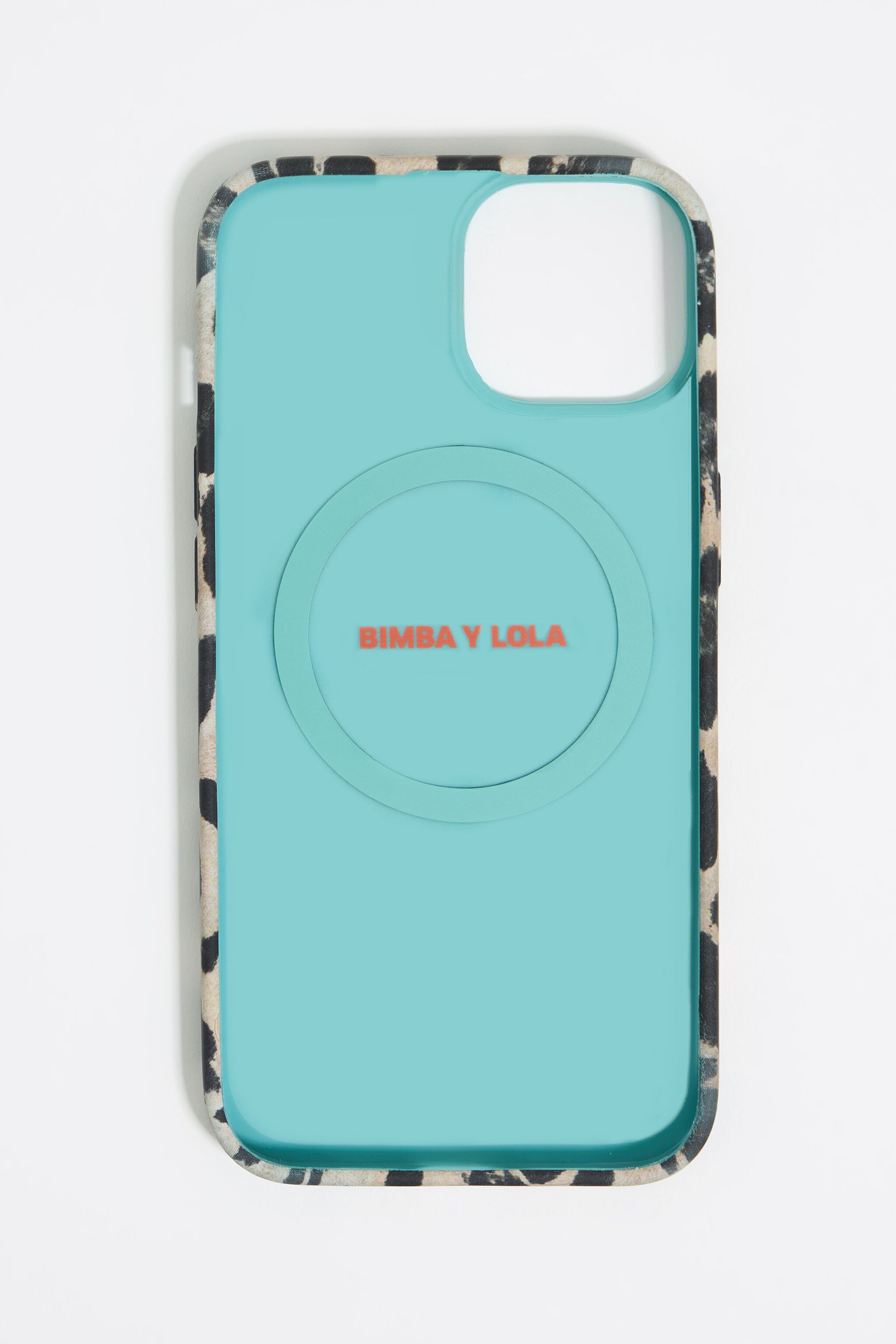 Leopard heart iPhone 15 Pro case