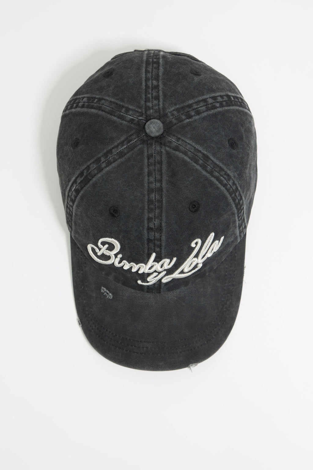Black cotton cap