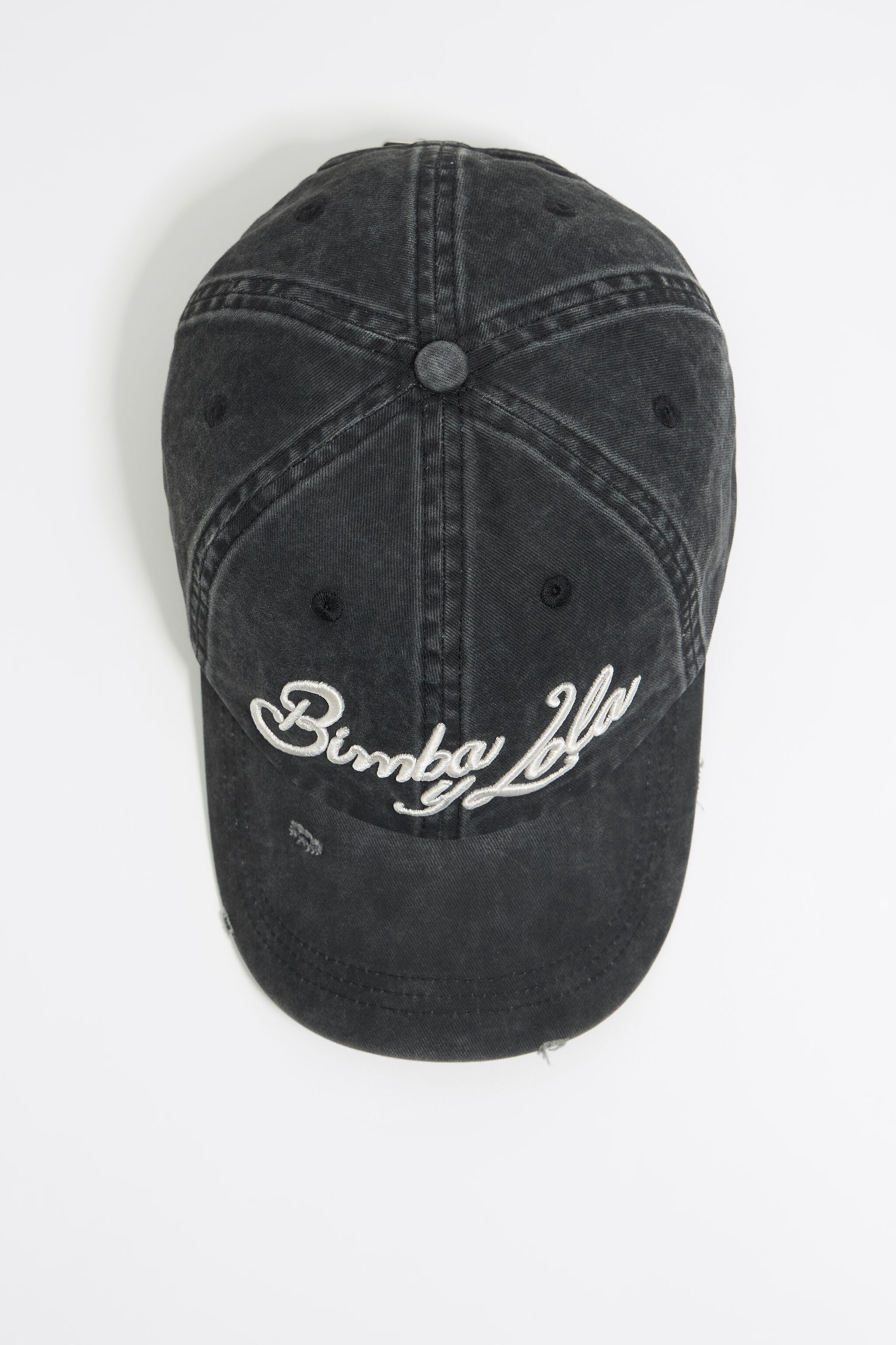 Black cotton cap