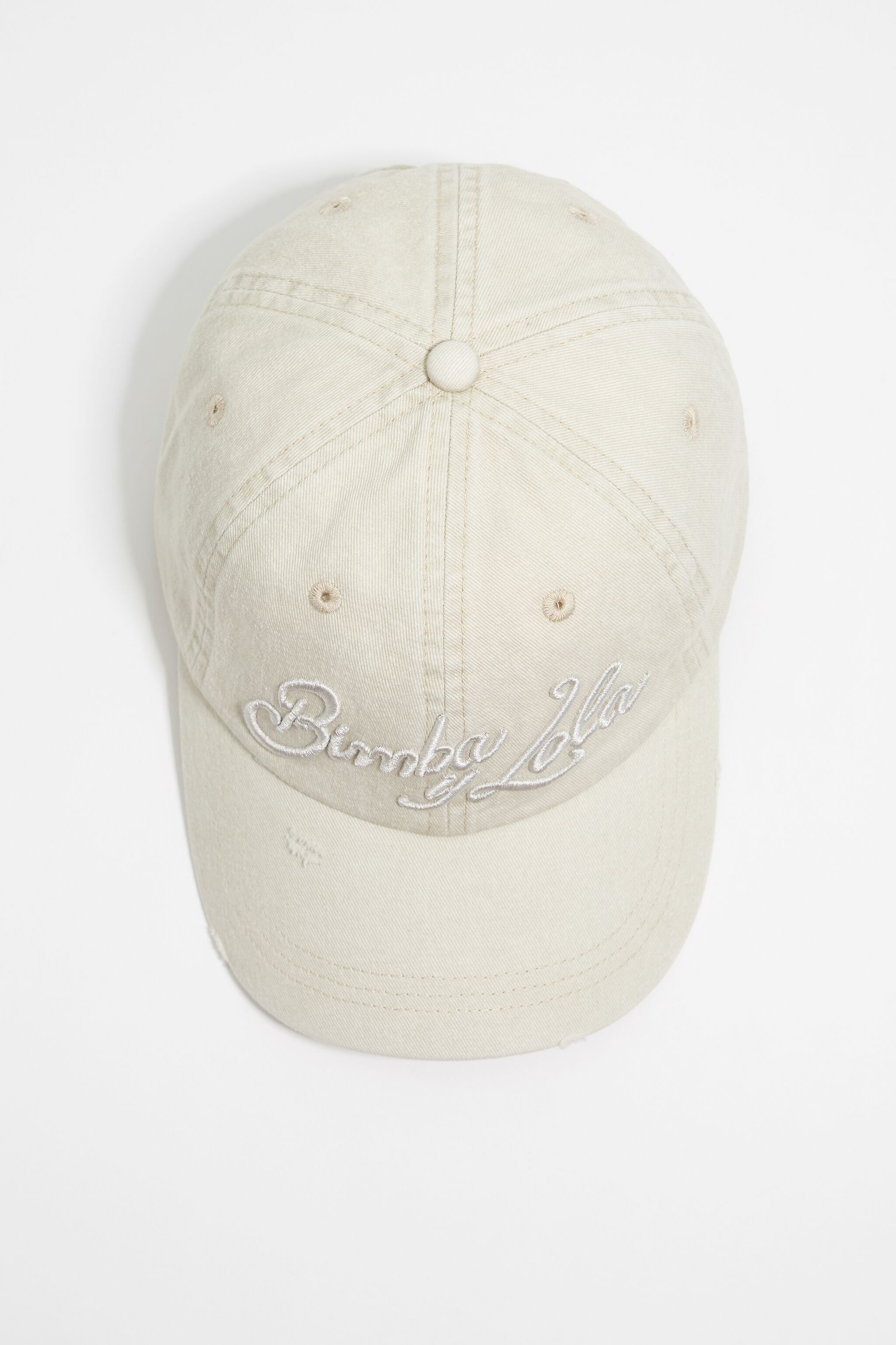 White cotton cap