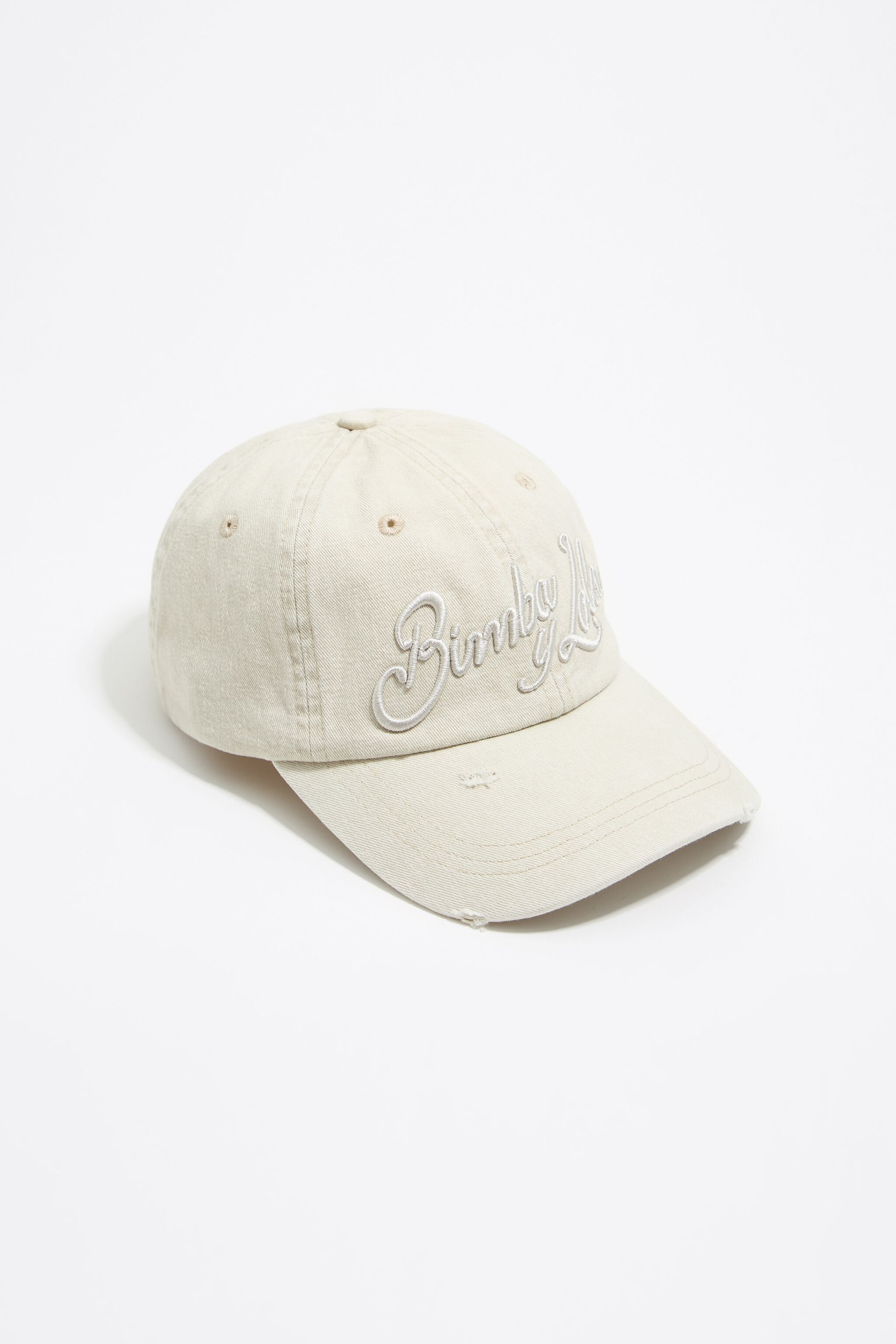 White cotton cap
