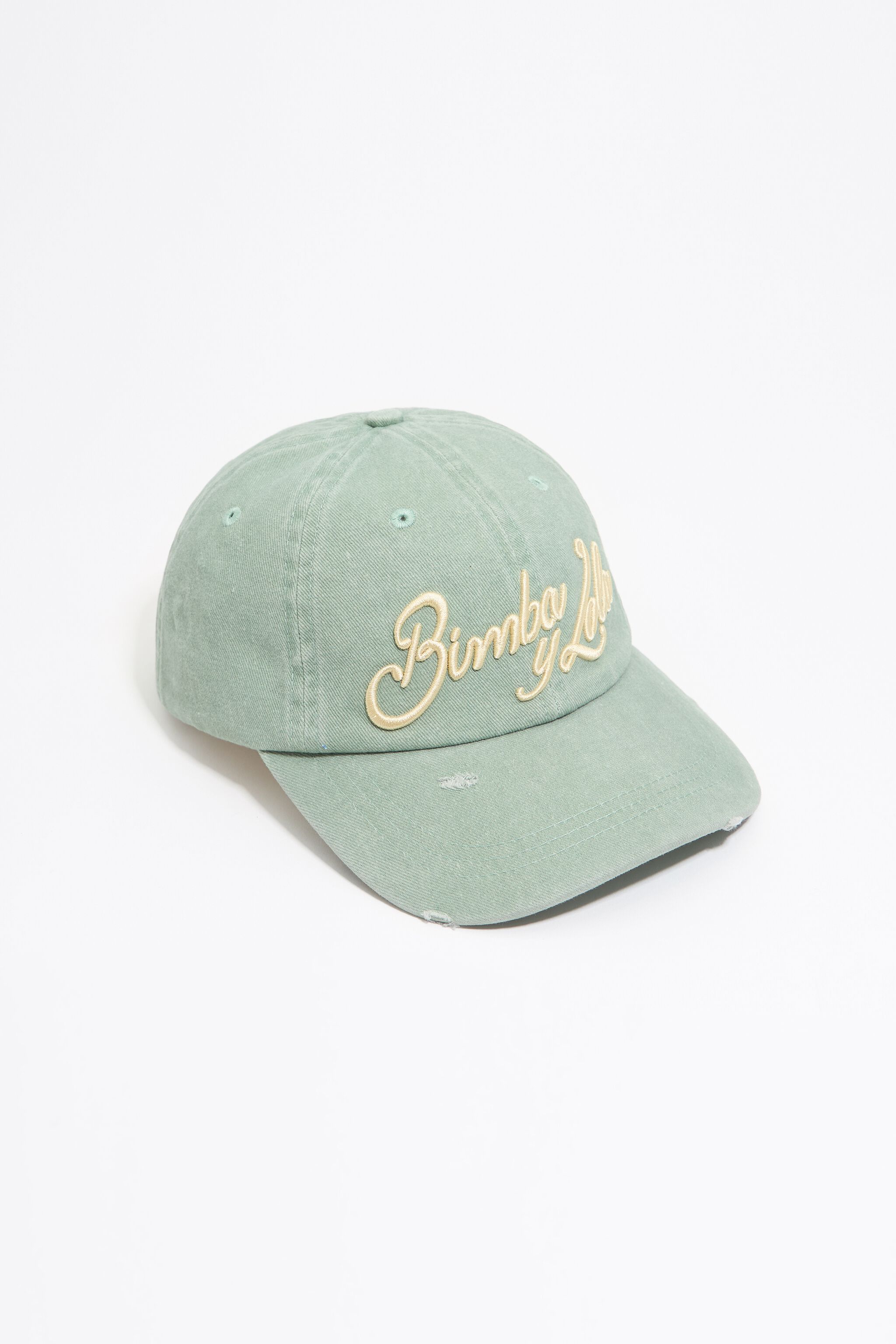 Green cotton cap