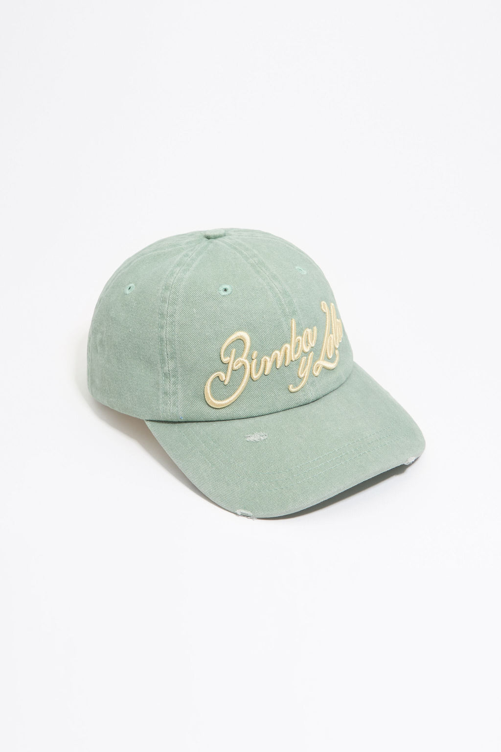 Green cotton cap