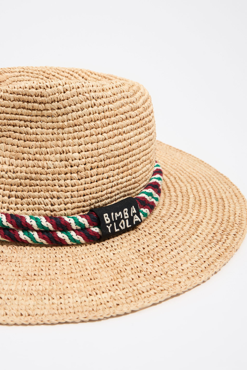 Beige paper raffia hat ropes